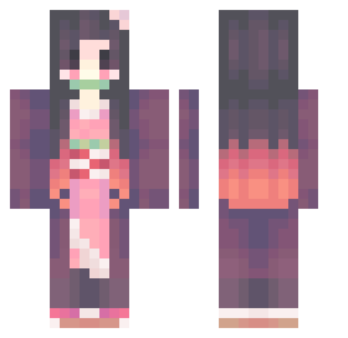 gustavoreidelas Minecraft skin, front and back view