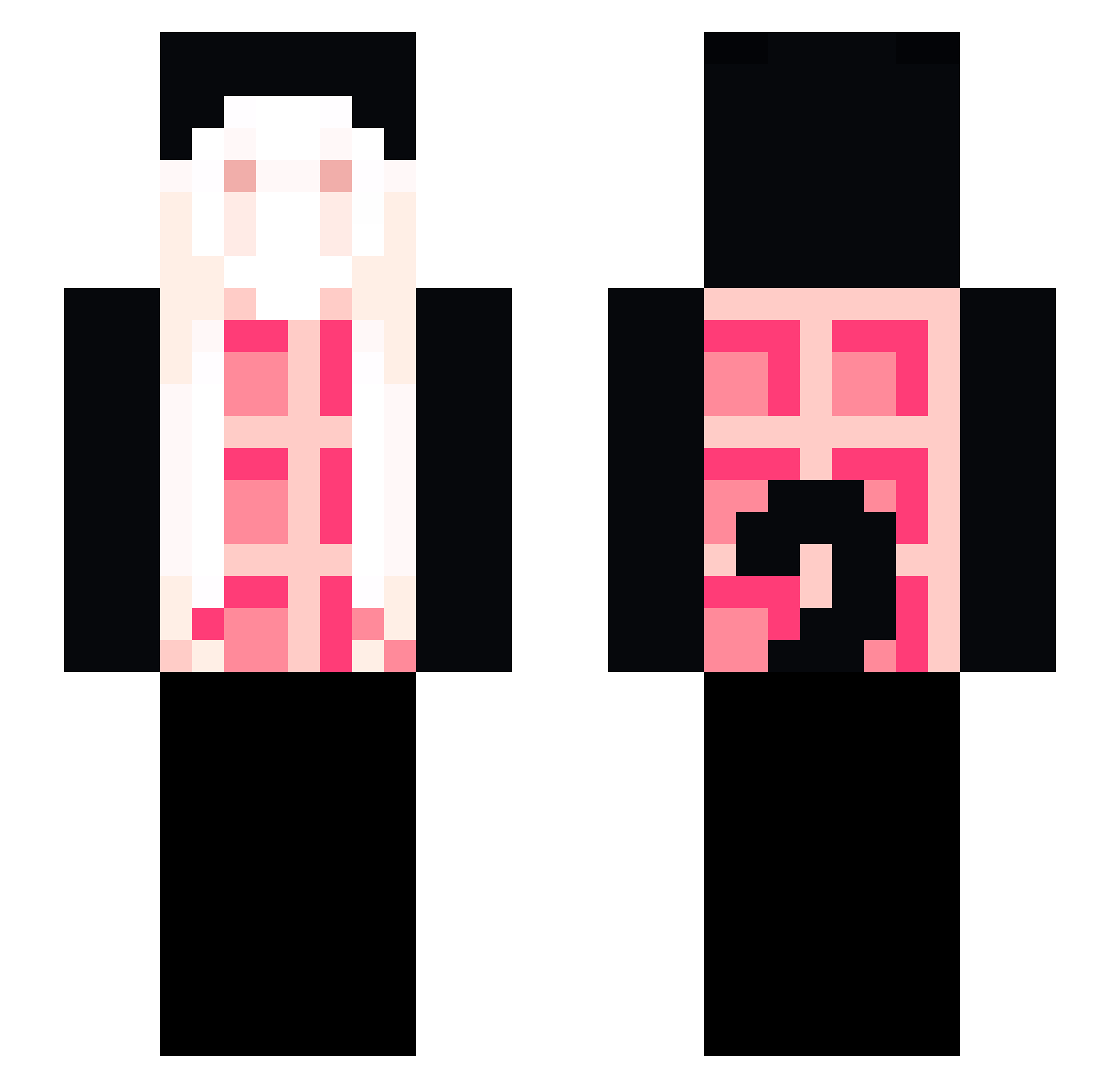 k3213123 Minecraft skin, front and back view