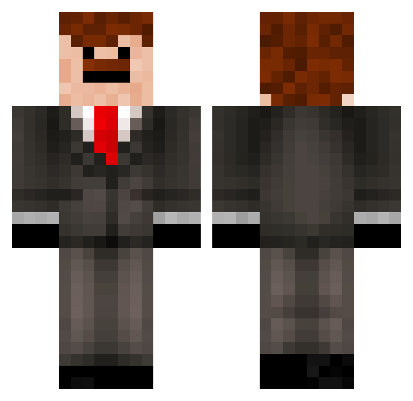 cablabb Minecraft skin, front and back view