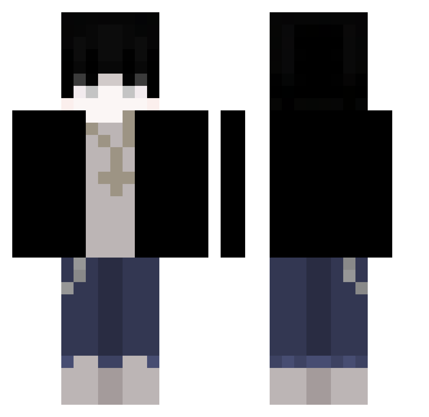 Corgi_LM Minecraft skin, front and back view