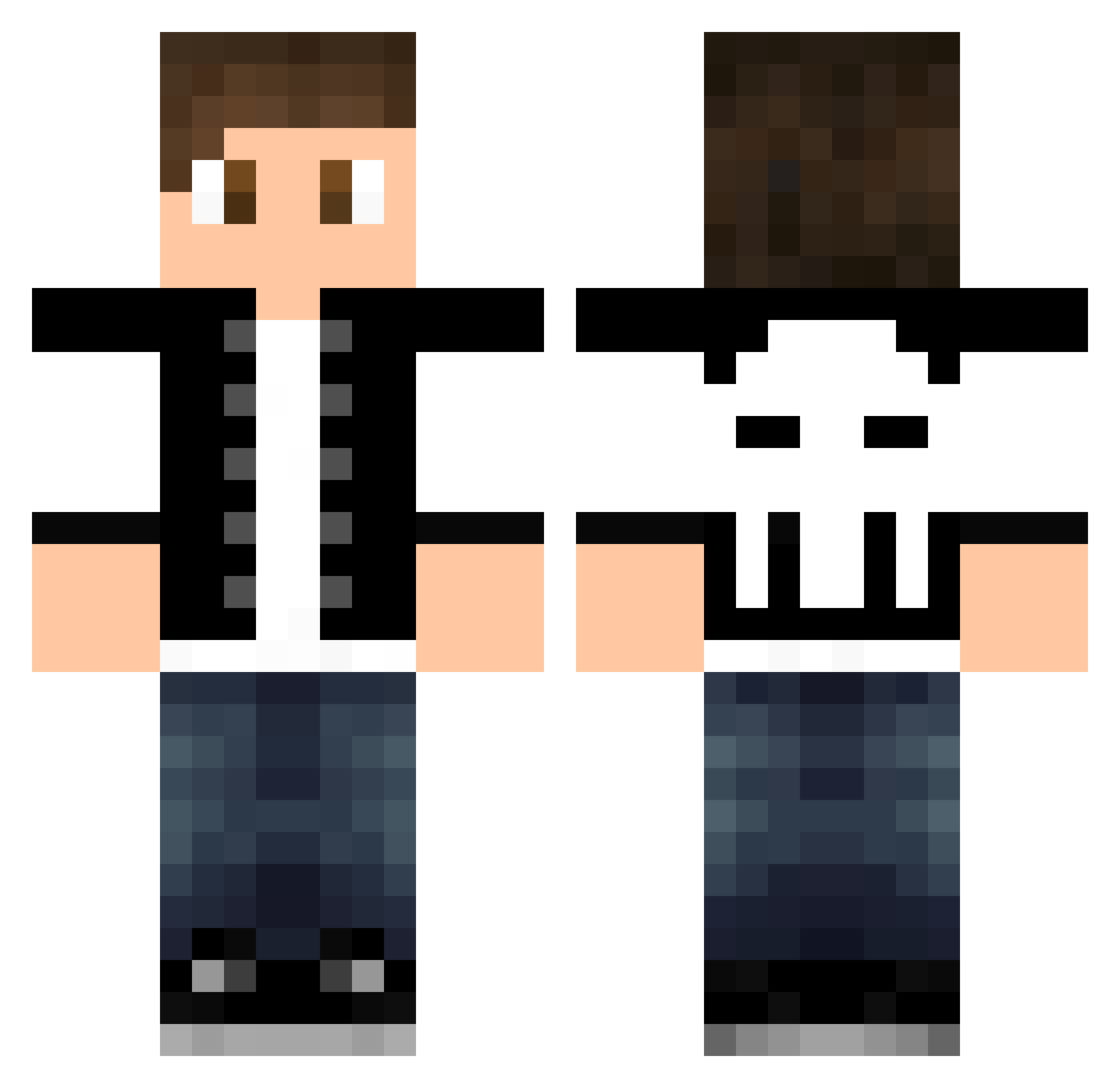 Ian_GRK Minecraft skin, front and back view