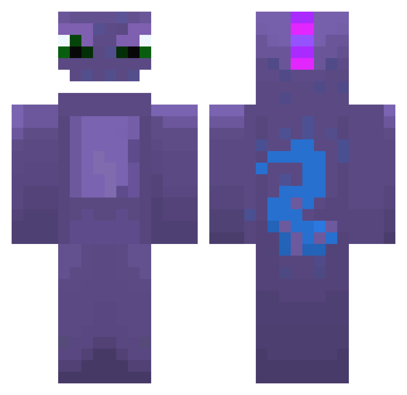haeleigh1119 Minecraft skin, front and back view