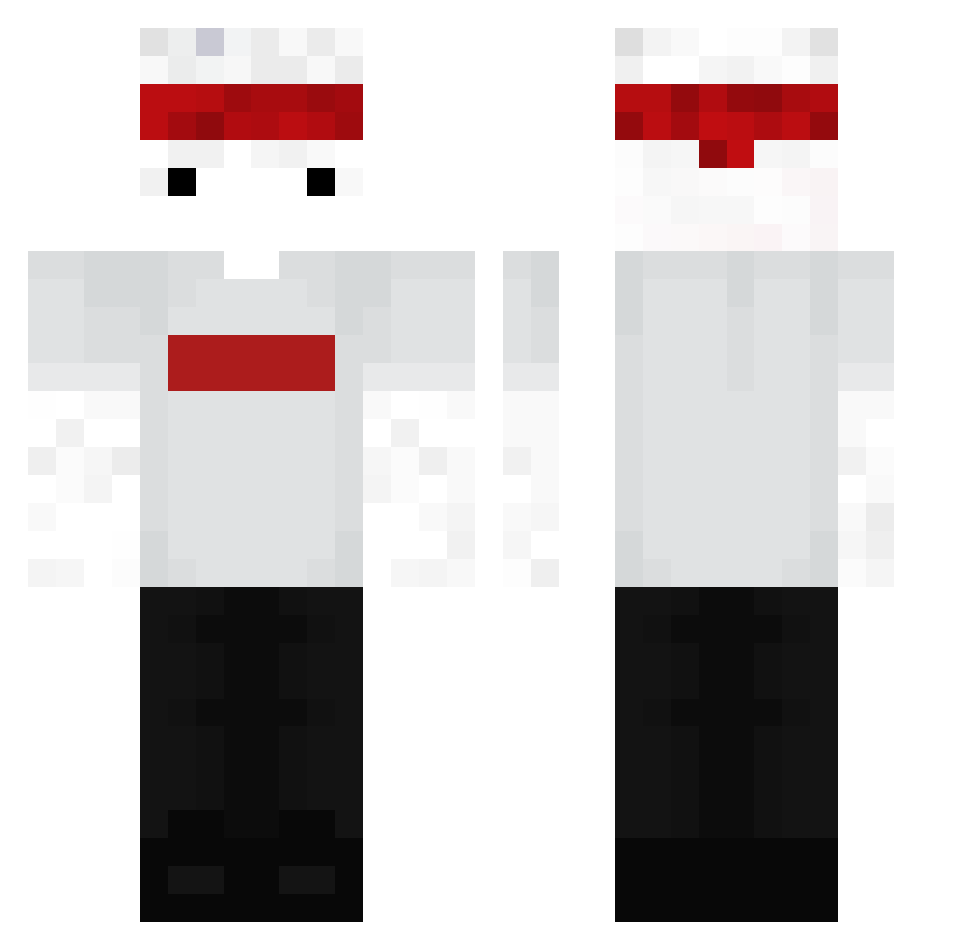 nixls_ Minecraft skin, front and back view