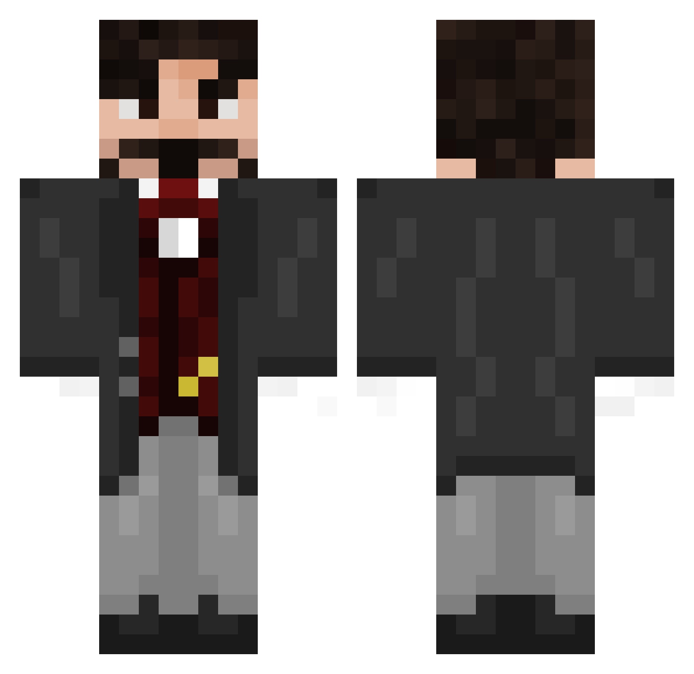 ShadeZAtPlayzz Minecraft skin, front and back view
