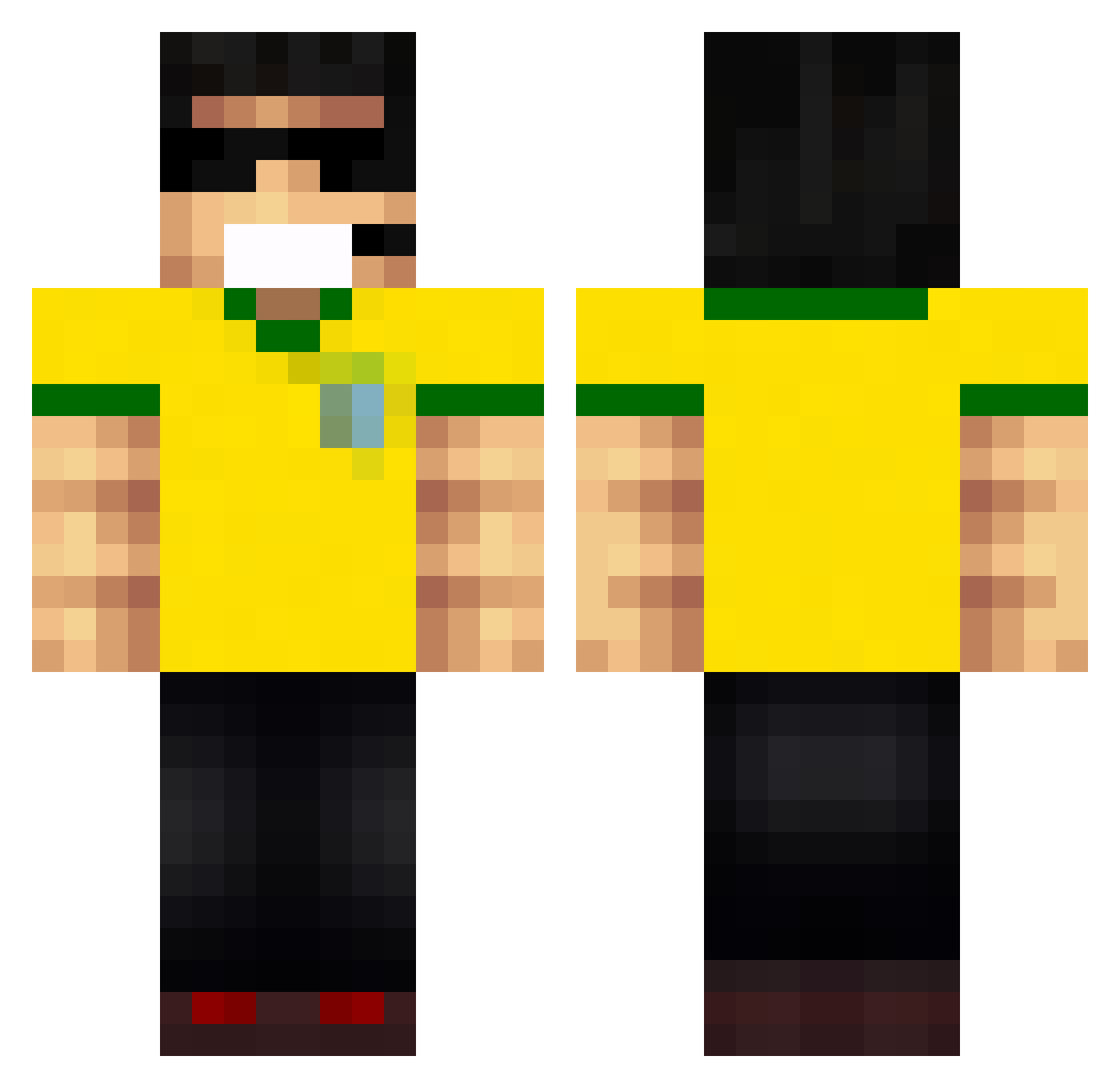 Igordsrosa Minecraft skin, front and back view