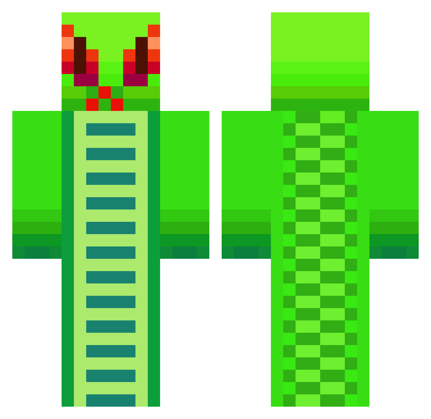It_sAlec Minecraft skin, front and back view