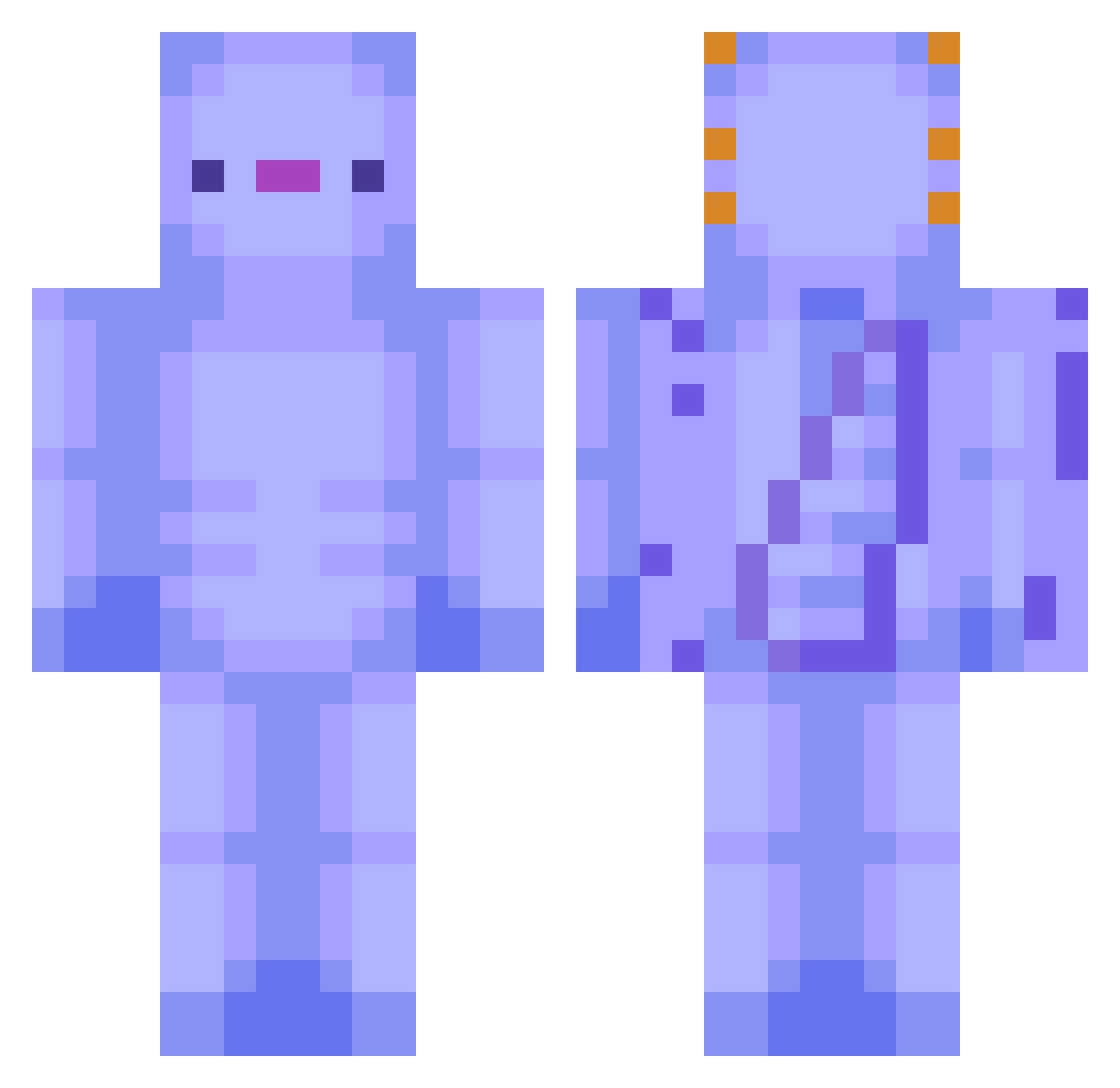 kawasaki_893 Minecraft skin, front and back view