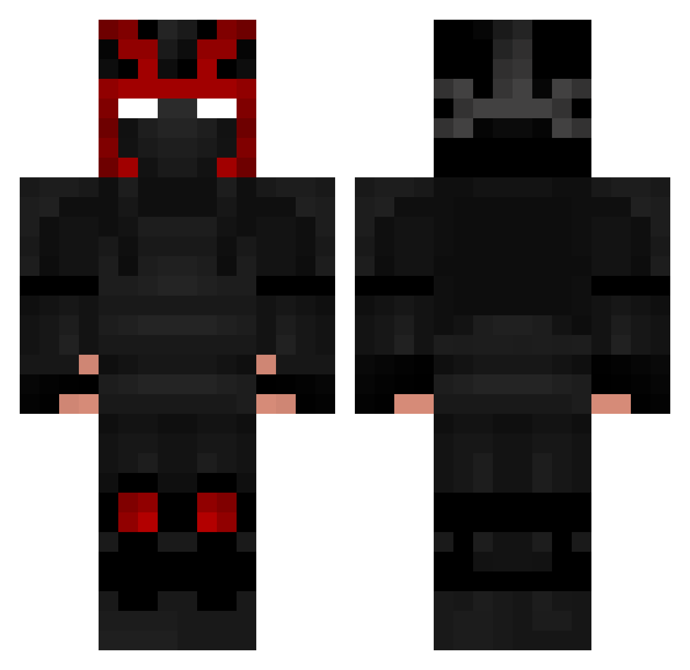 _020_020_ Minecraft skin, front and back view