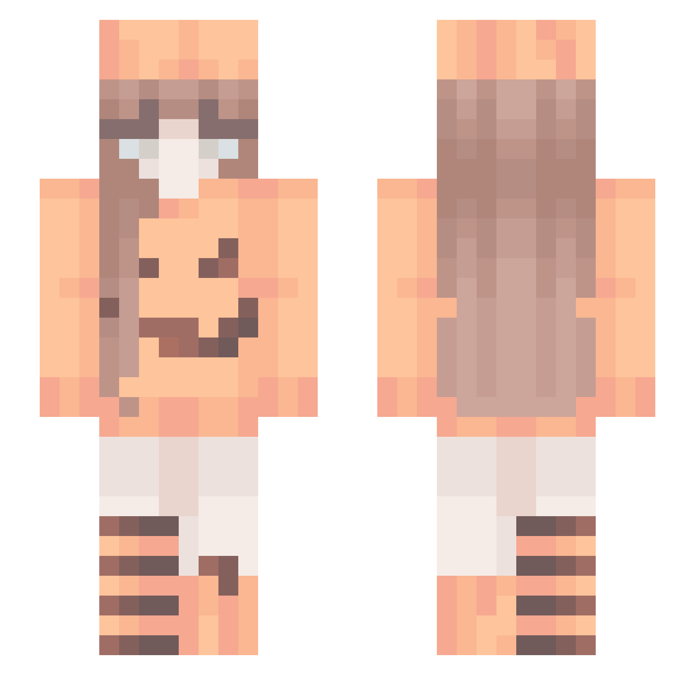 tutifrutti123 Minecraft skin, front and back view