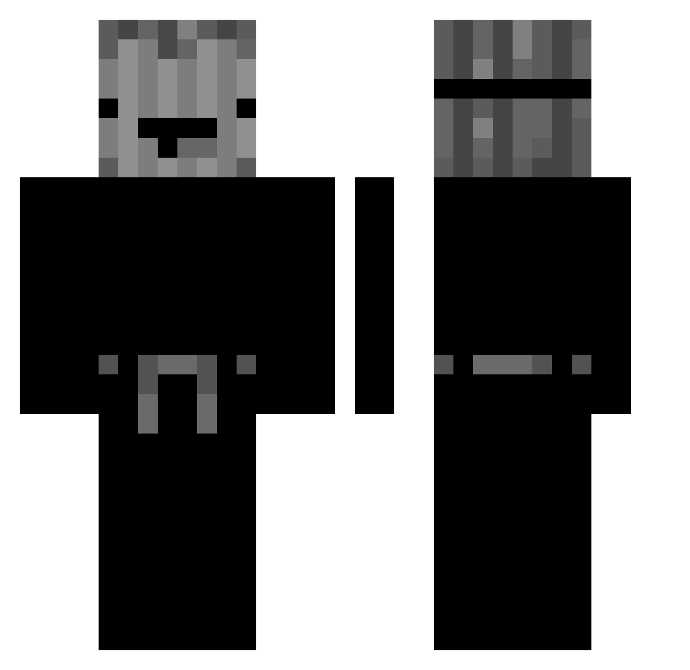 Jermy26_ Minecraft skin, front and back view