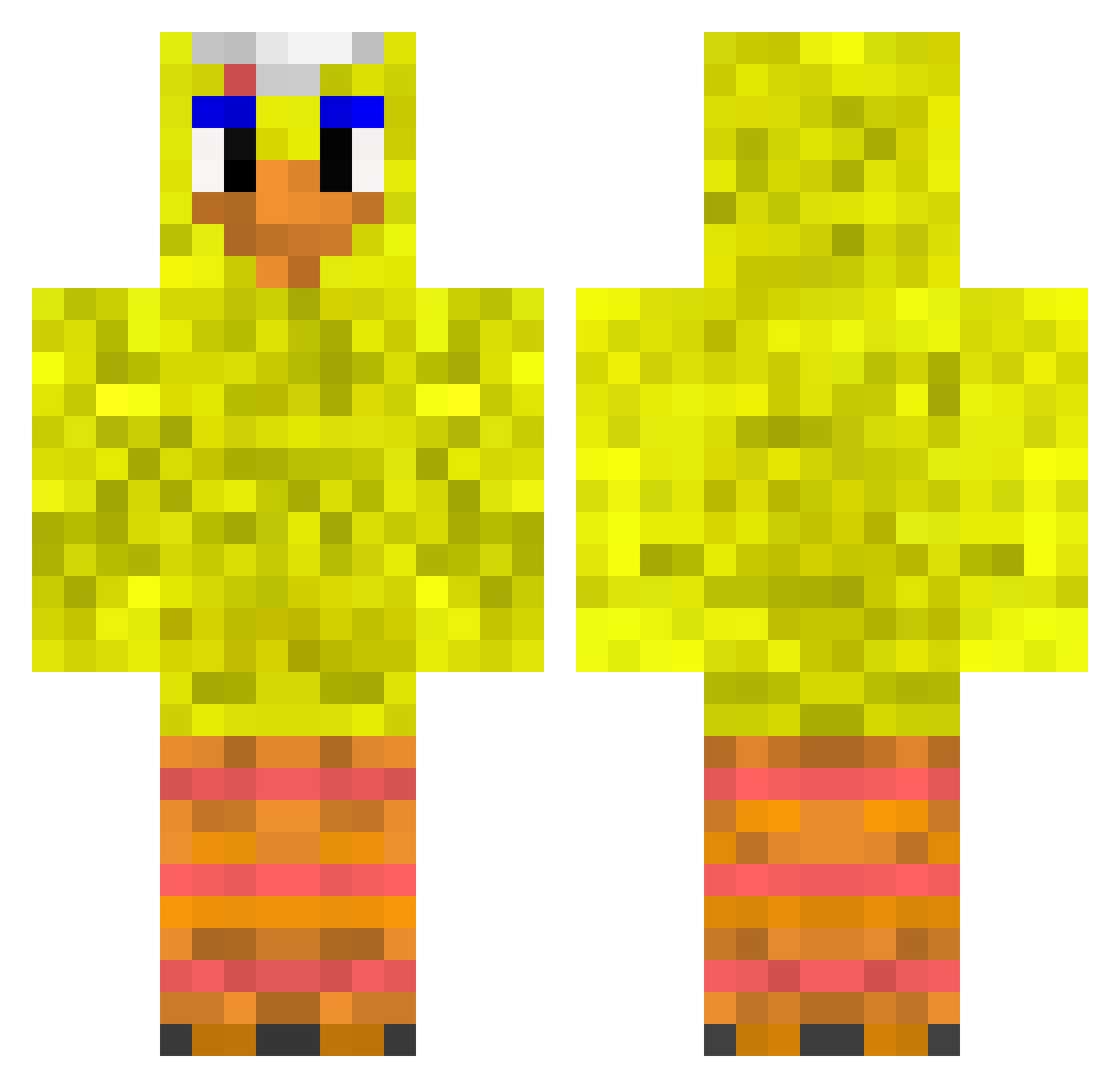 capricorn11 Minecraft skin, front and back view