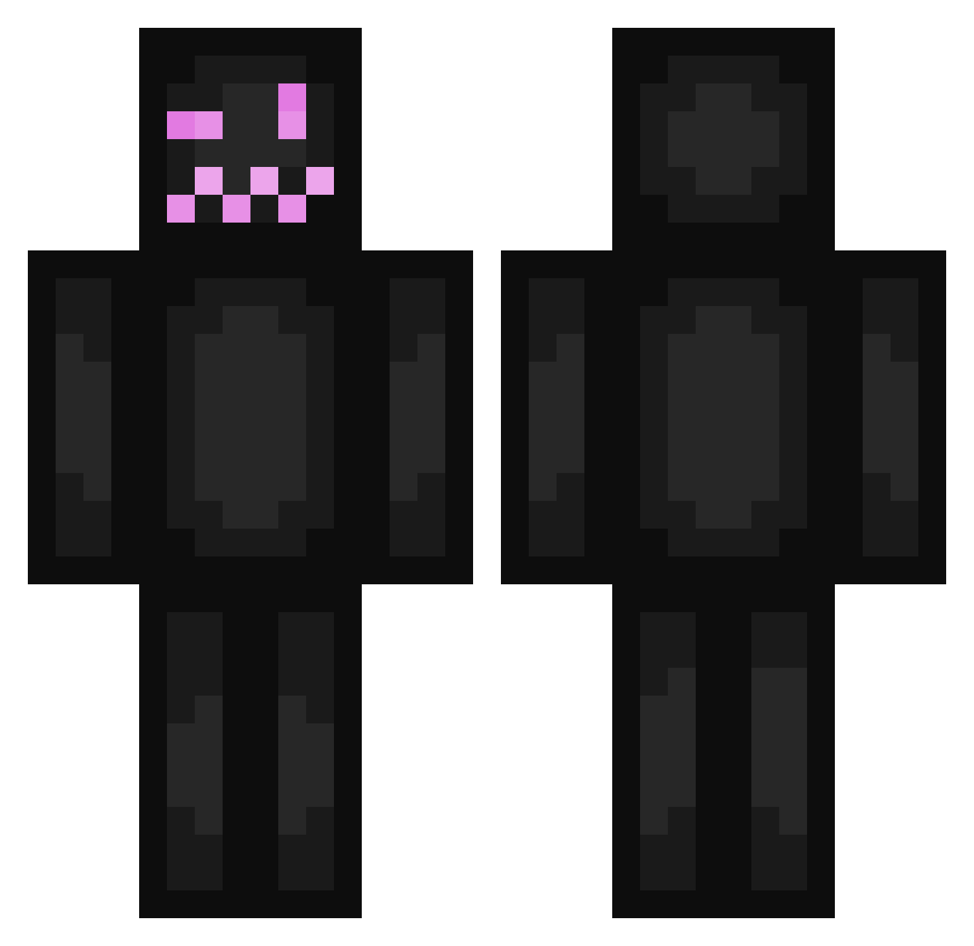 blueheaven89 Minecraft skin, front and back view