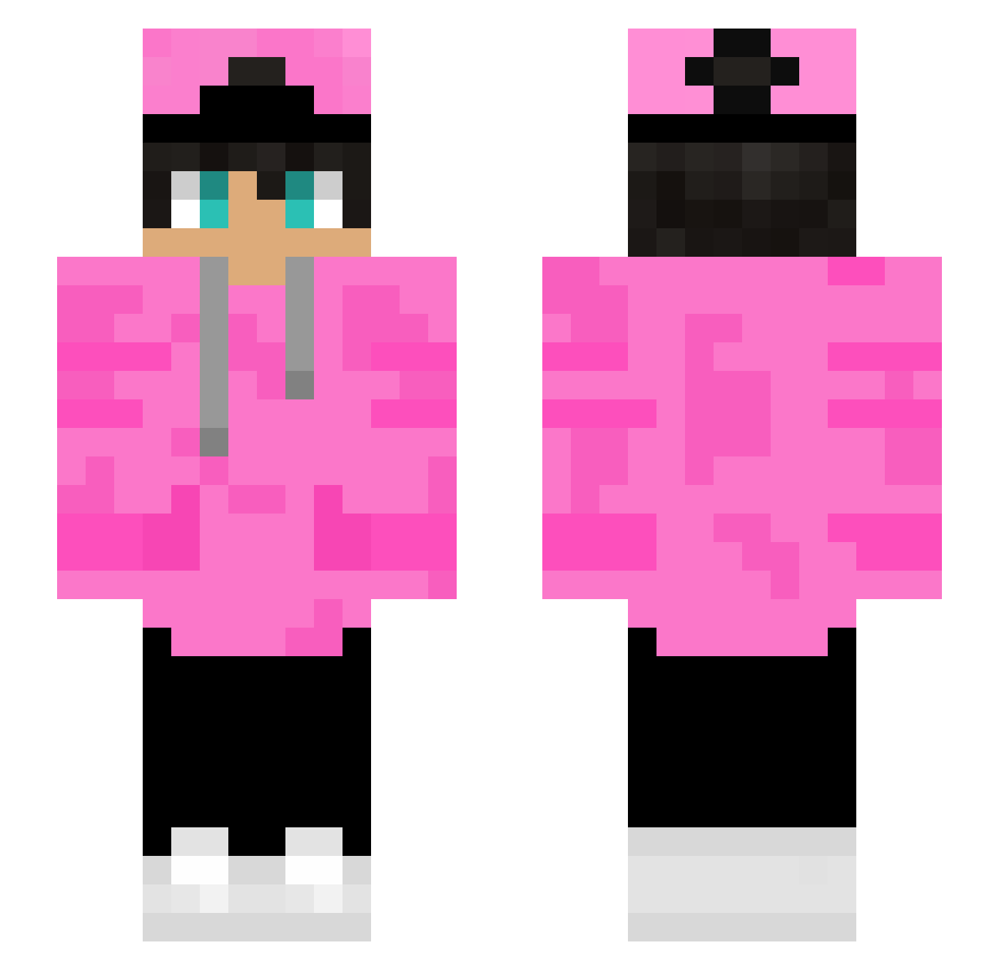 Rydrox_11 Minecraft skin, front and back view