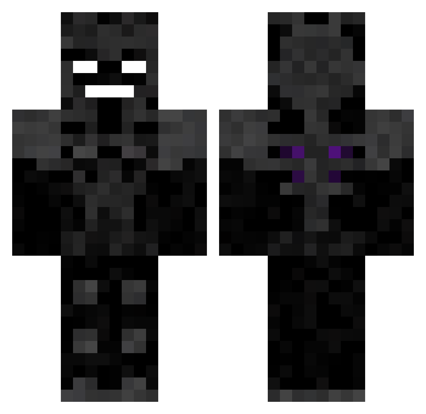 demonking666576 Minecraft skin, front and back view