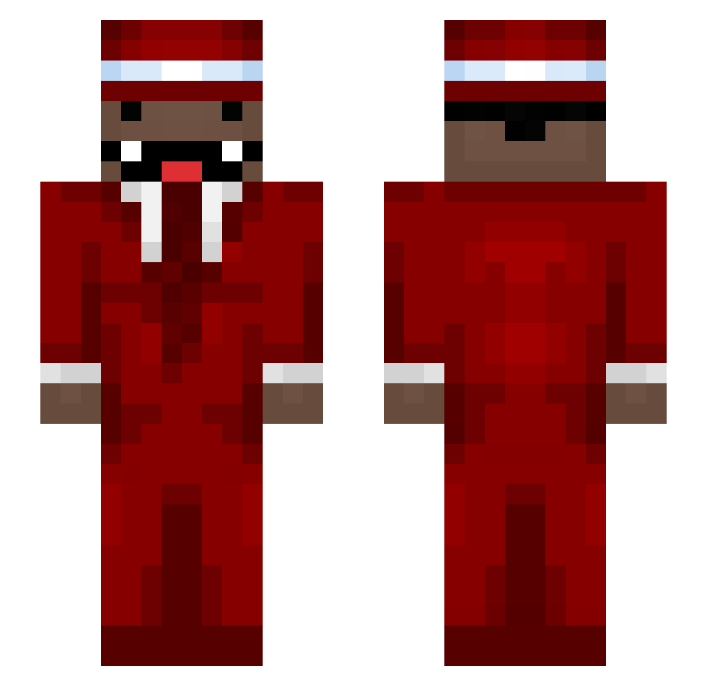 EliasPintor Minecraft skin, front and back view
