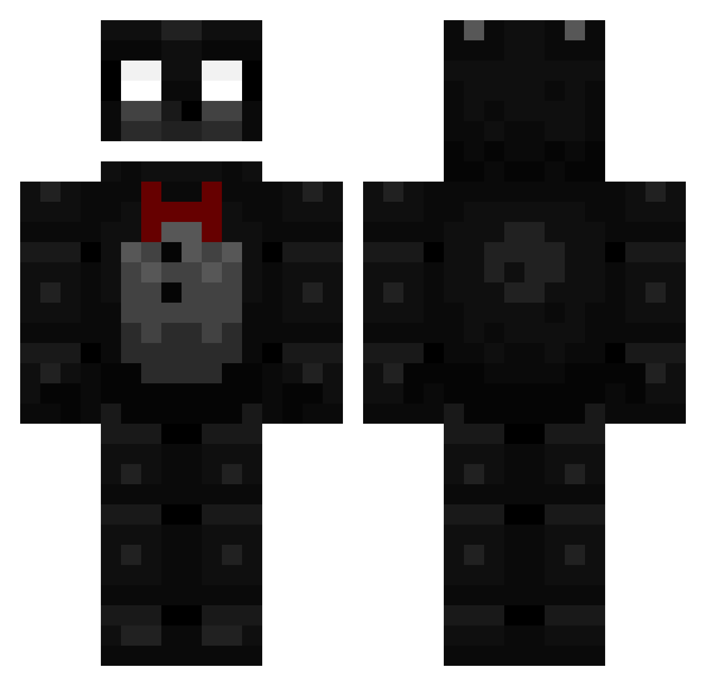 chillarspacetown Minecraft skin, front and back view