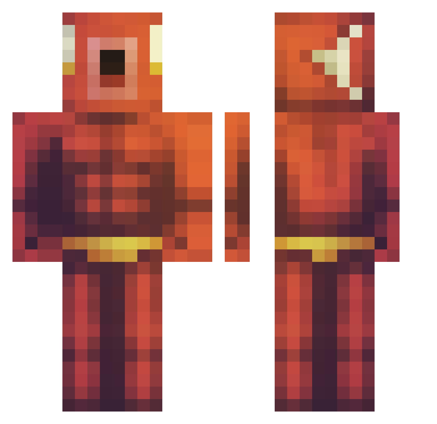 Andrea_Raguso Minecraft skin, front and back view