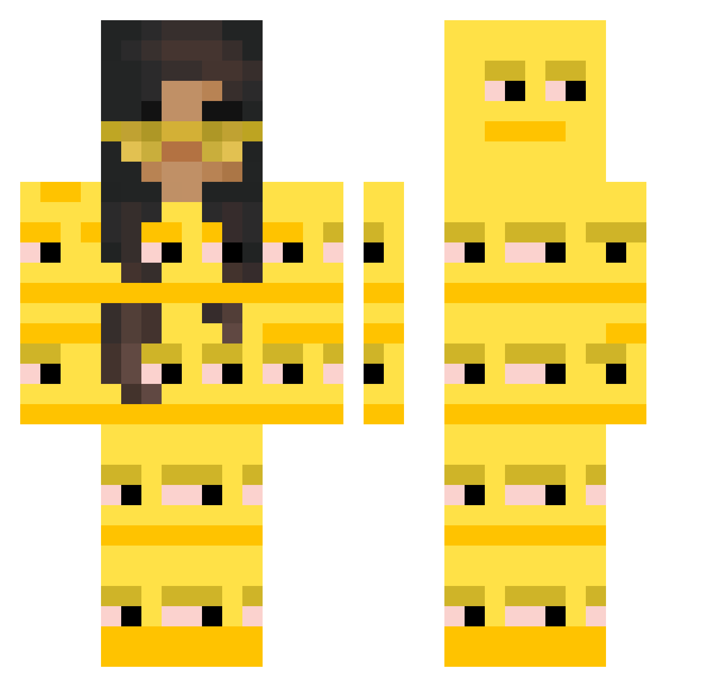 ehrenmann227 Minecraft skin, front and back view