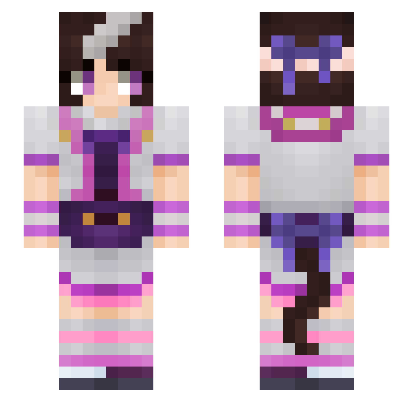 rodrigoh Minecraft skin, front and back view