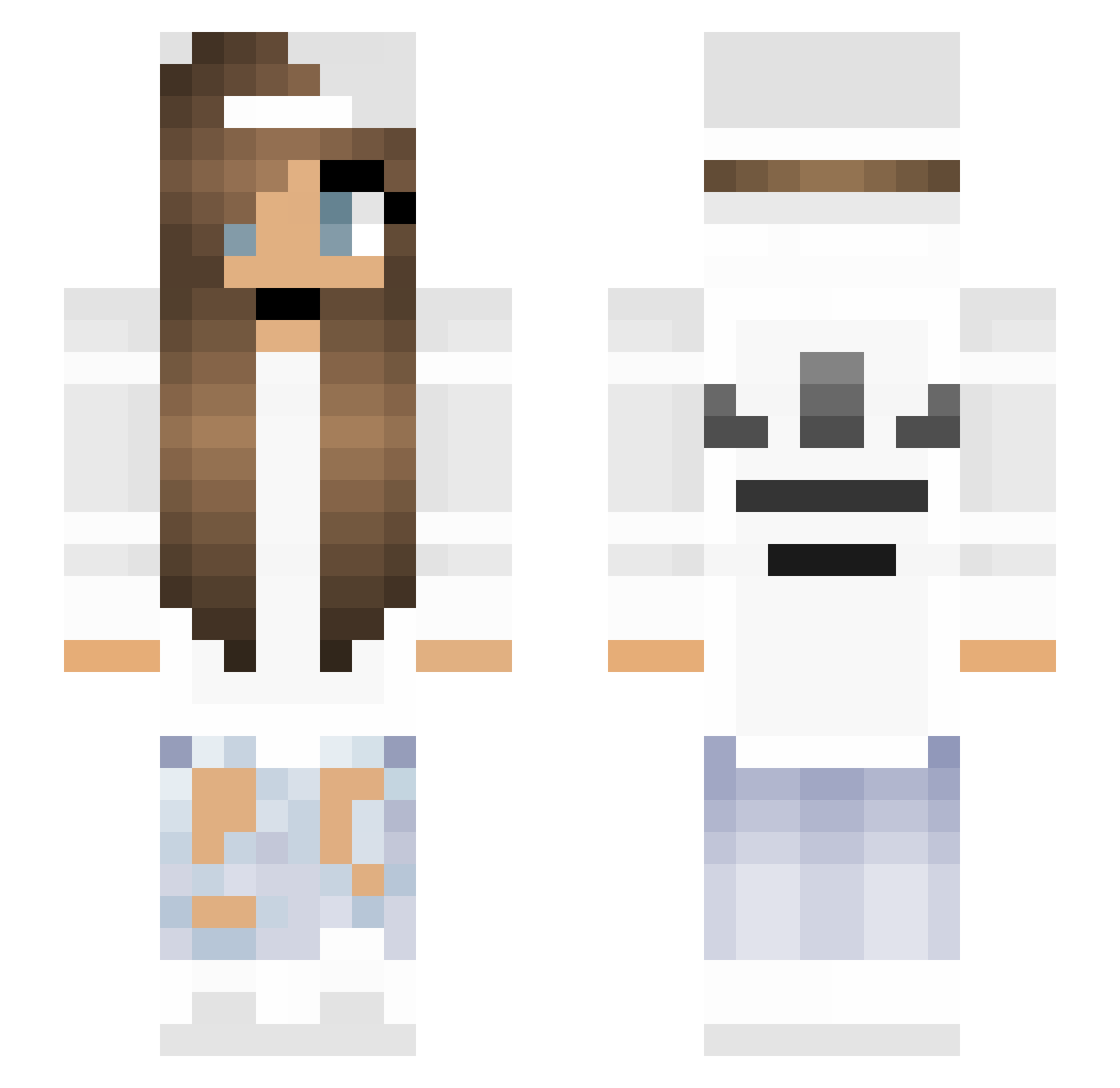 POISON_911 Minecraft skin, front and back view