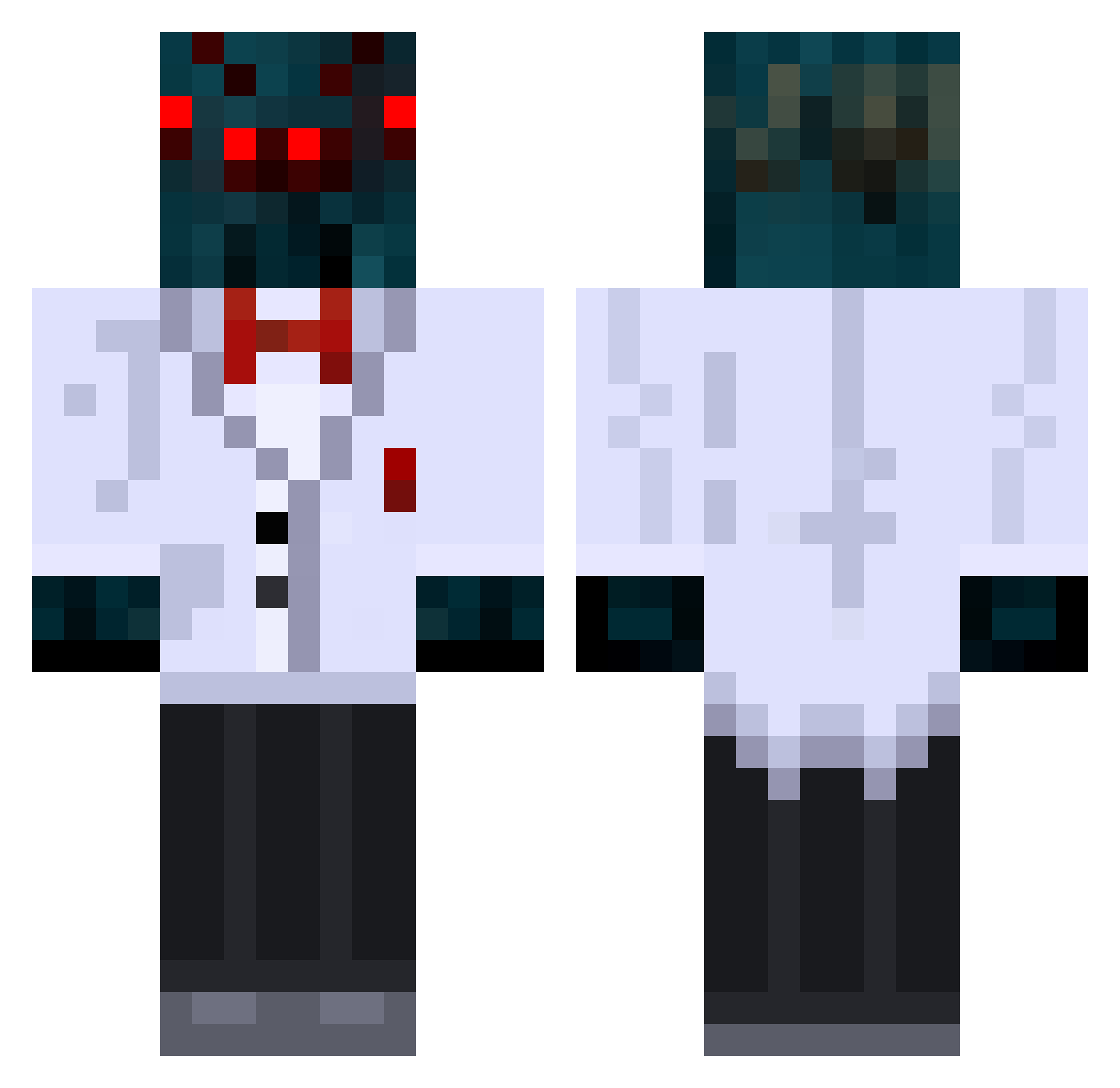 reyhelado_uy Minecraft skin, front and back view