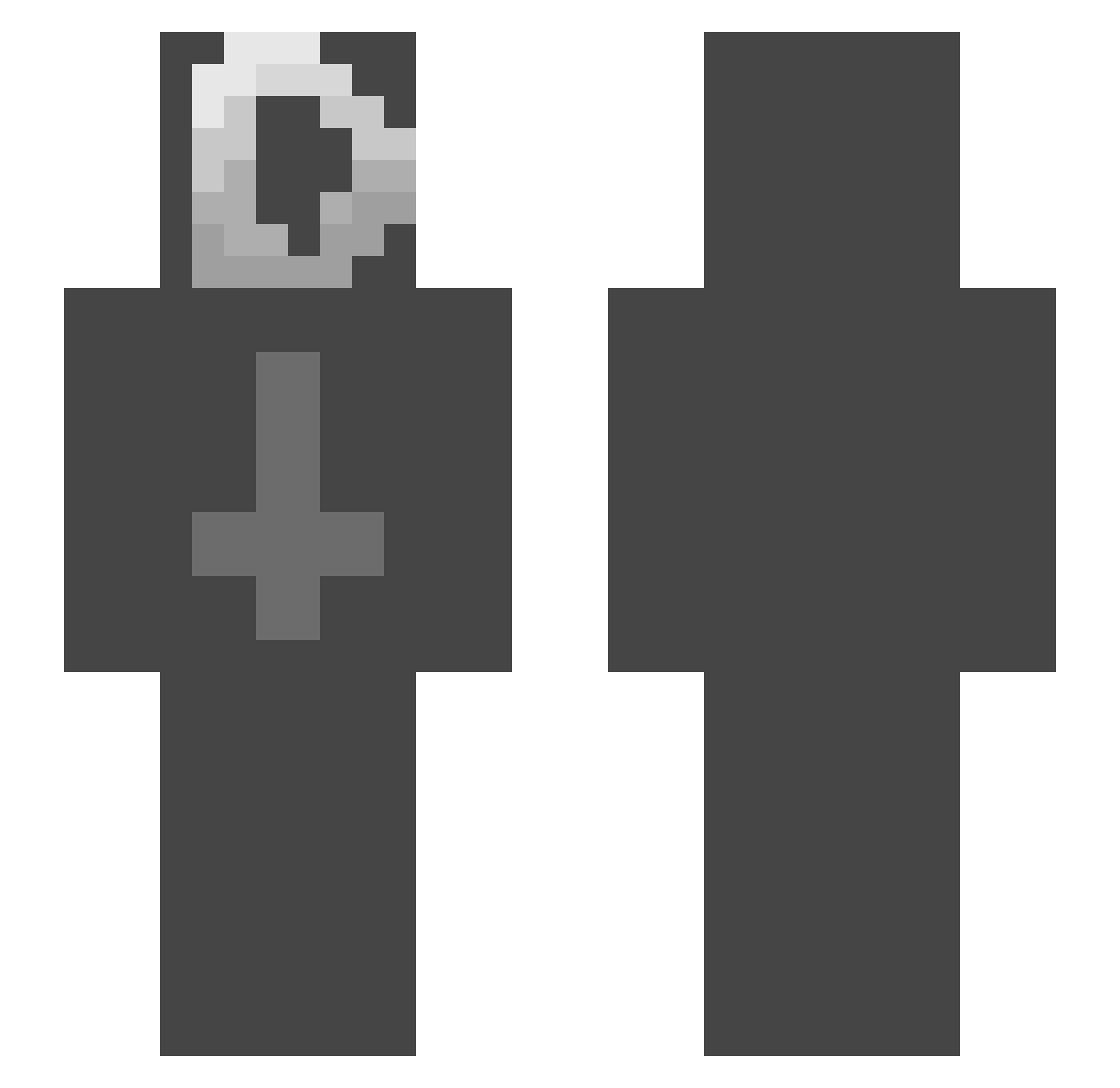 Floridity Minecraft skin, front and back view