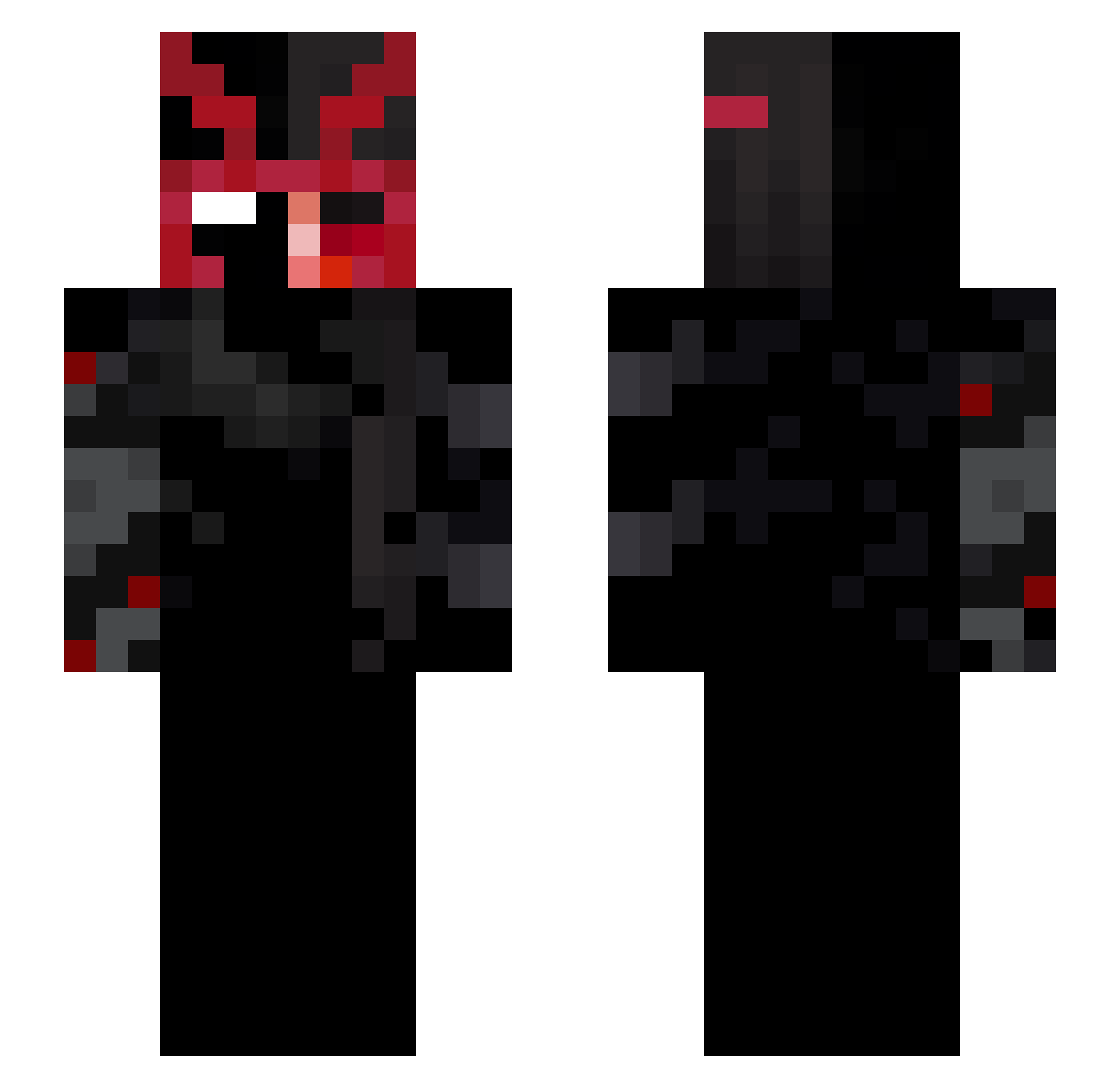 Takecz_ Minecraft skin, front and back view