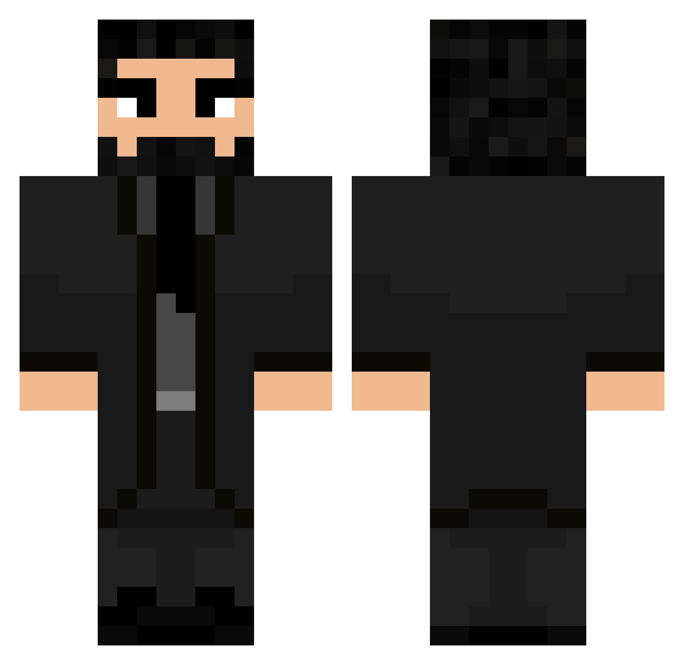 Illegal_Anty_Boy Minecraft skin, front and back view