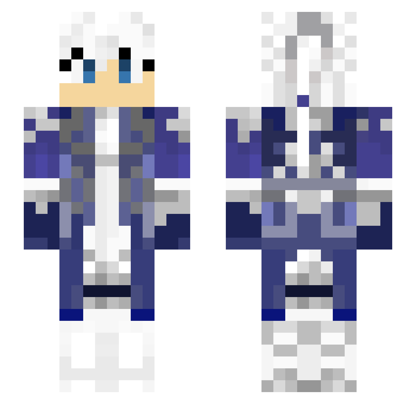 _Veron__ Minecraft skin, front and back view