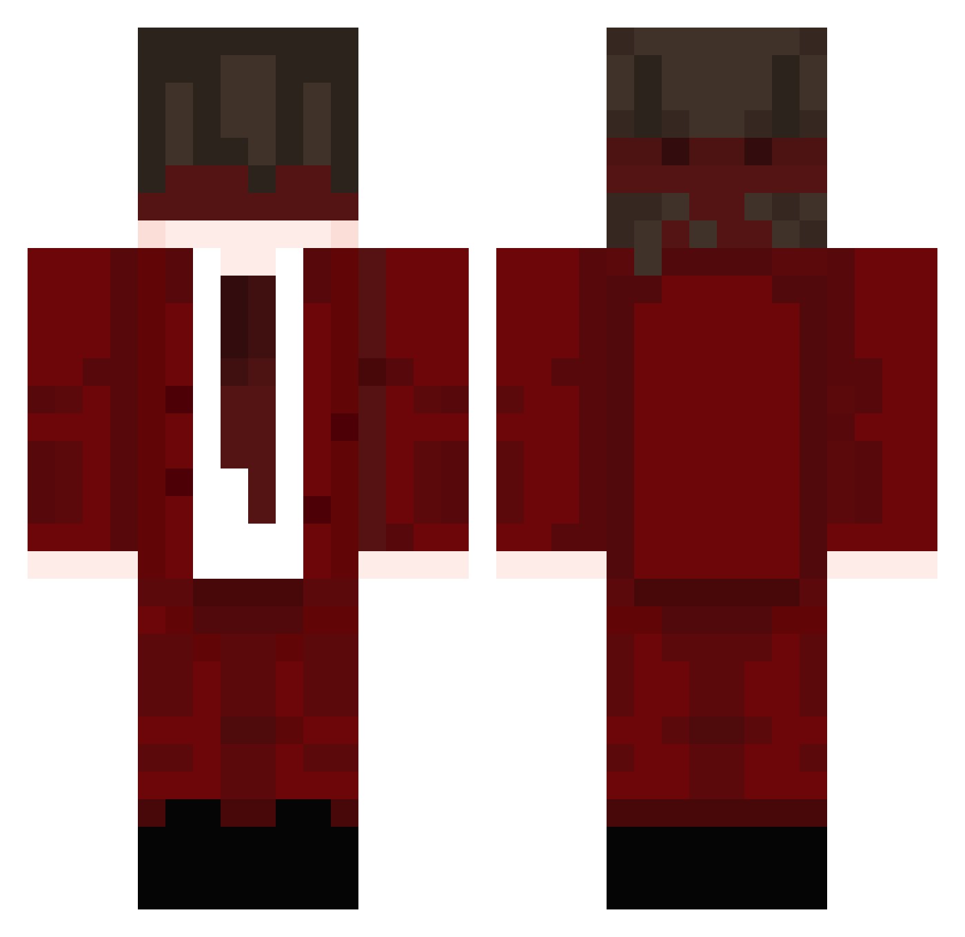 RealAaquif_ Minecraft skin, front and back view