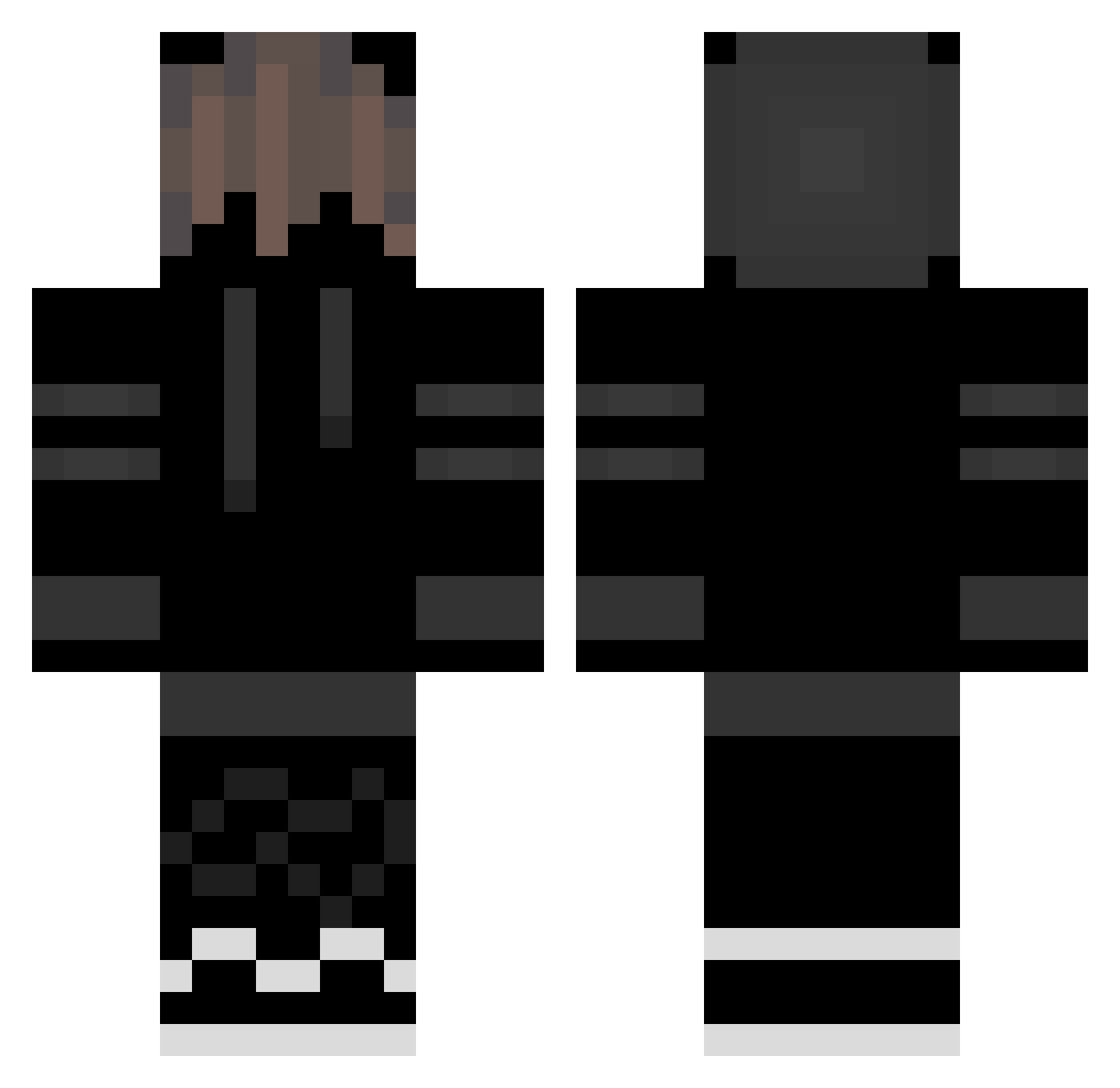 TyRocky2965 Minecraft skin, front and back view