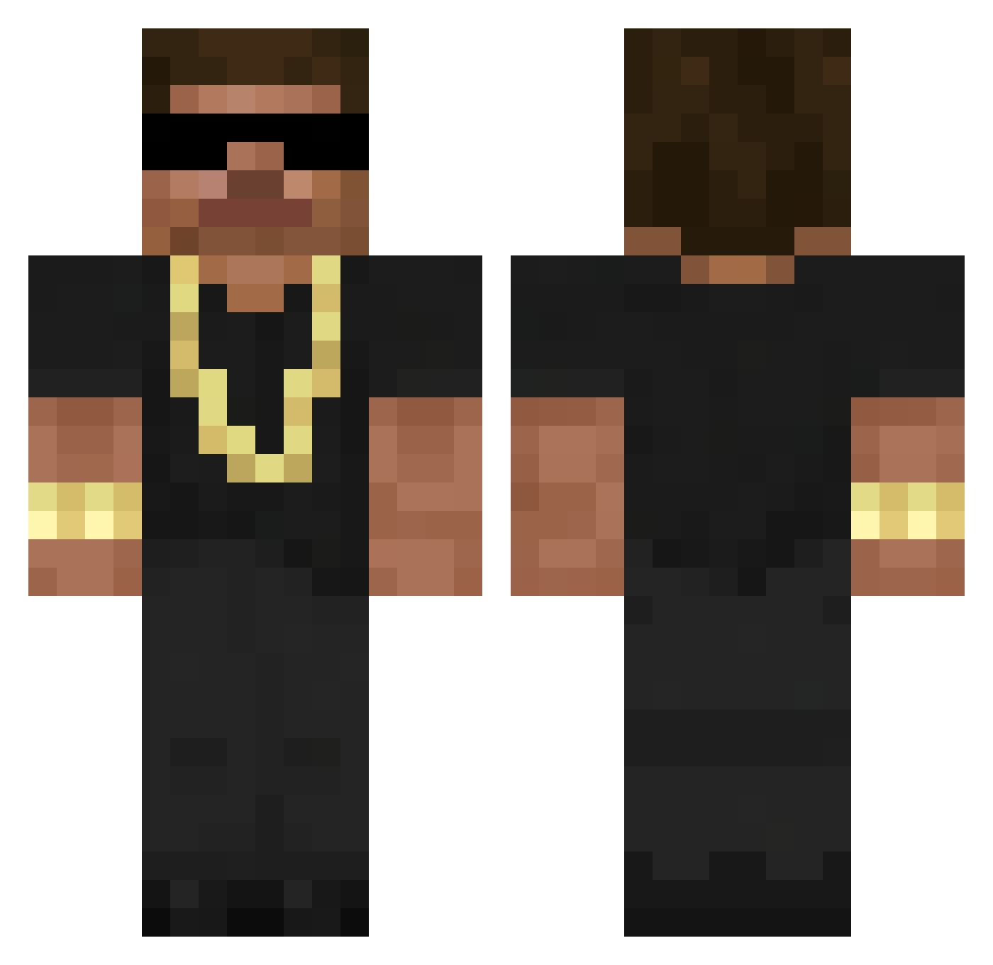lilboyplays123 Minecraft skin, front and back view