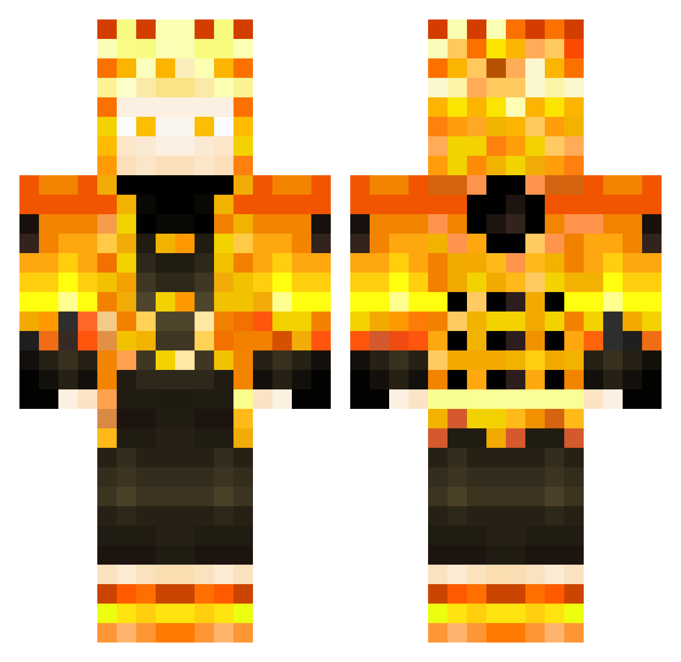 EJDZSRIJEN Minecraft skin, front and back view