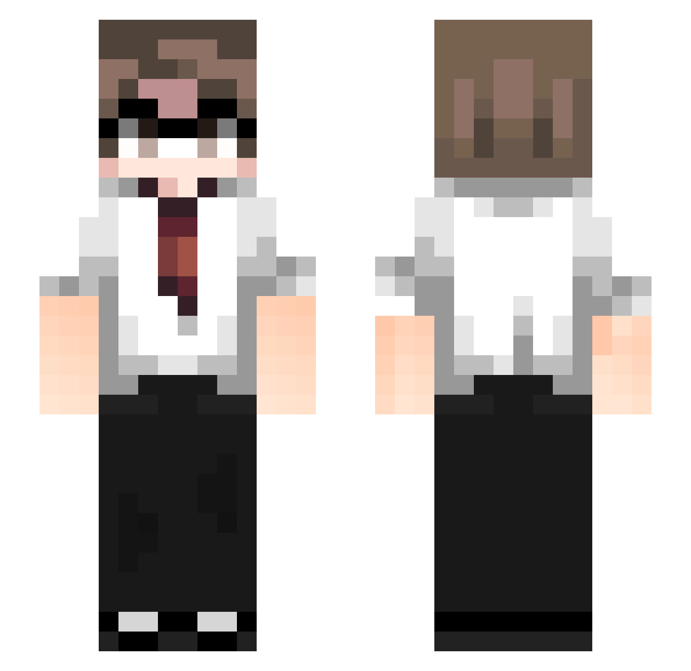 pacoquinha_123 Minecraft skin, front and back view