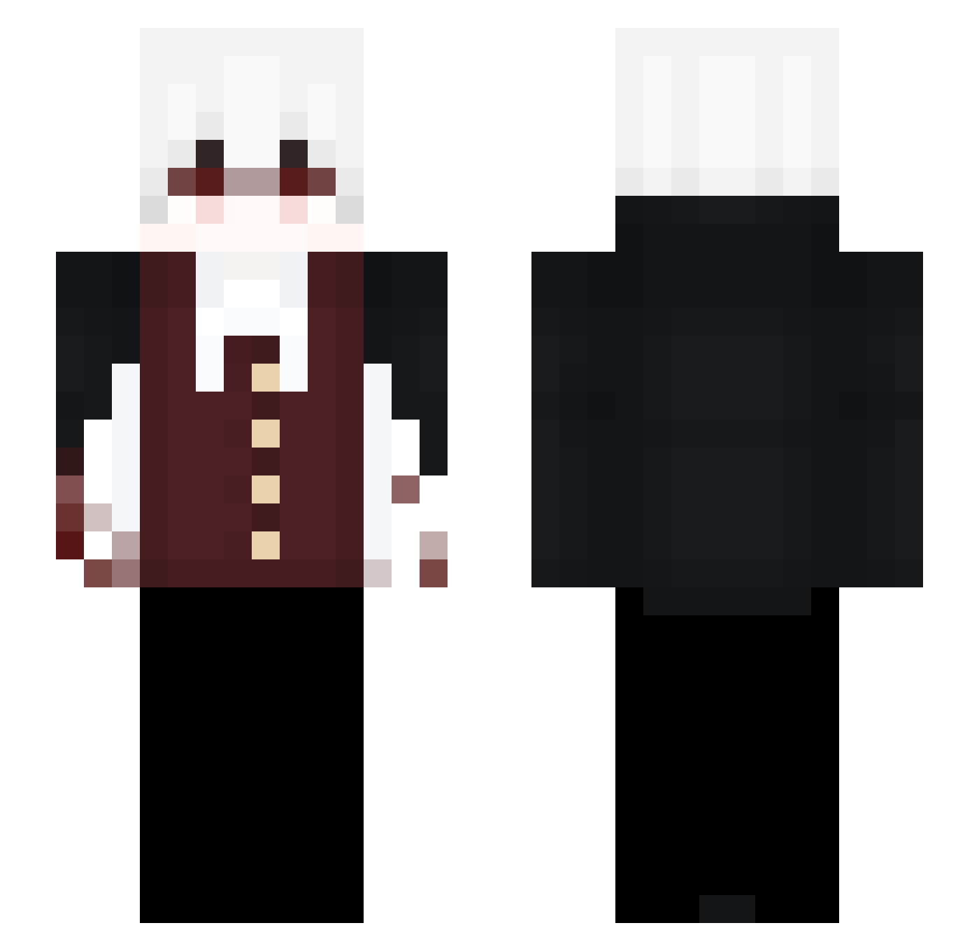 Http_xy Minecraft skin, front and back view