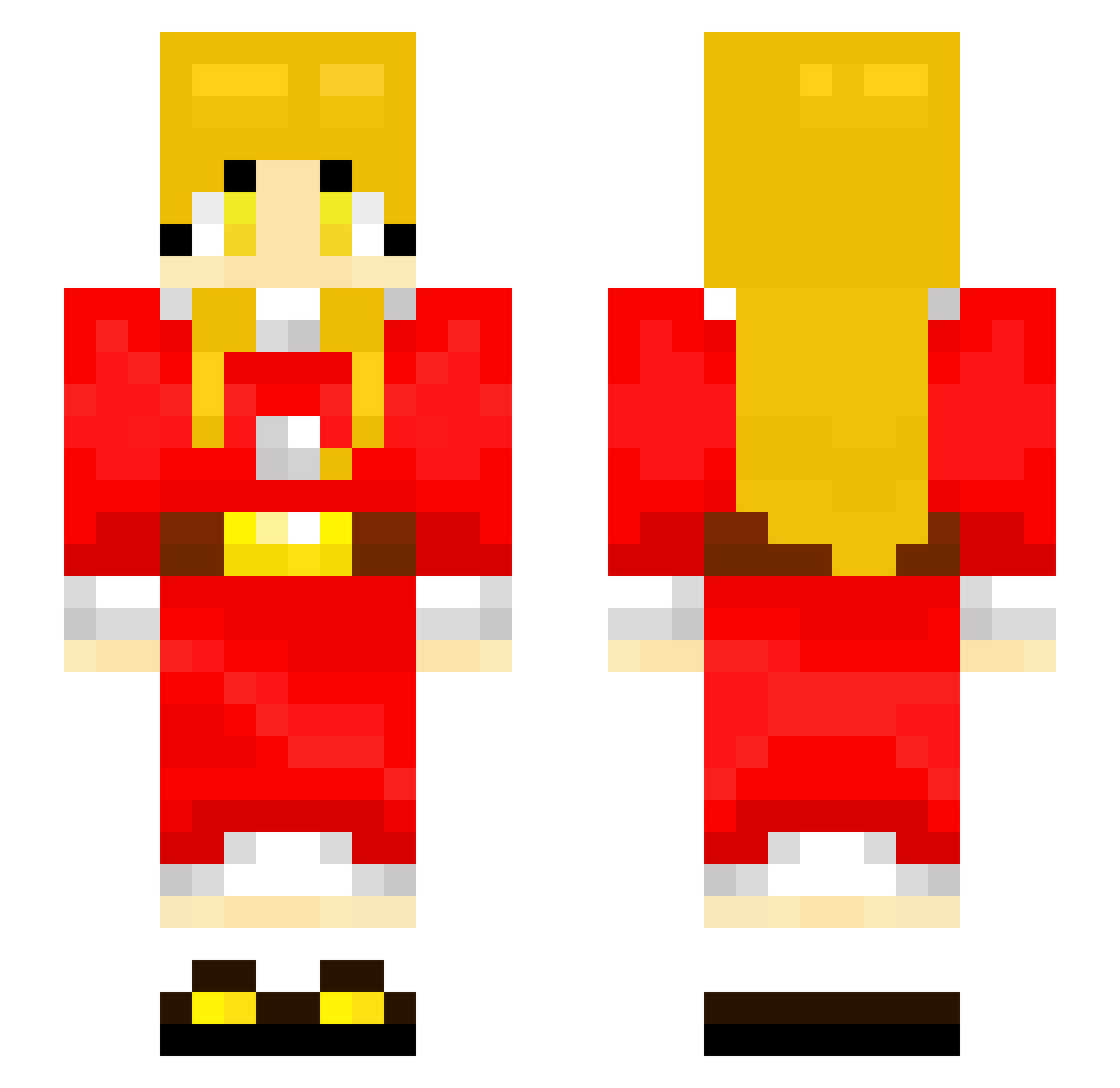 snaillove11524 Minecraft skin, front and back view