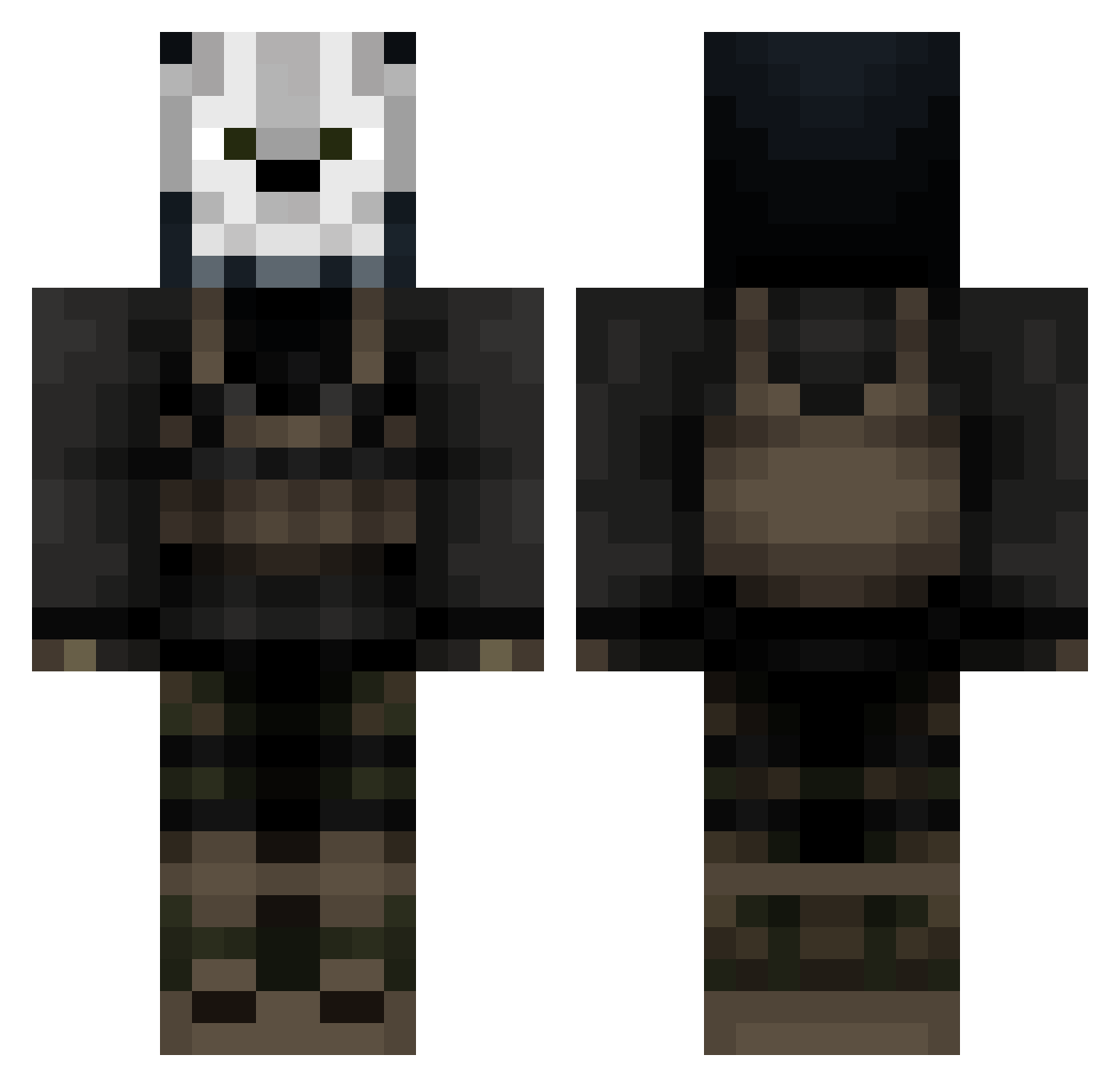 Pn__ Minecraft skin, front and back view