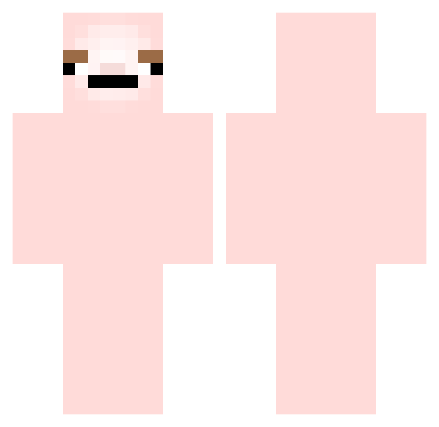 loviiz_ Minecraft skin, front and back view
