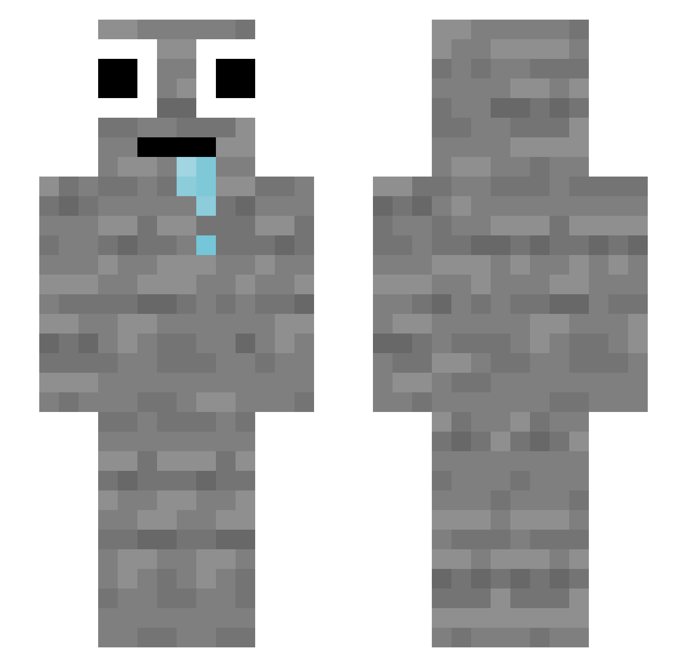 itsmal__ Minecraft skin, front and back view