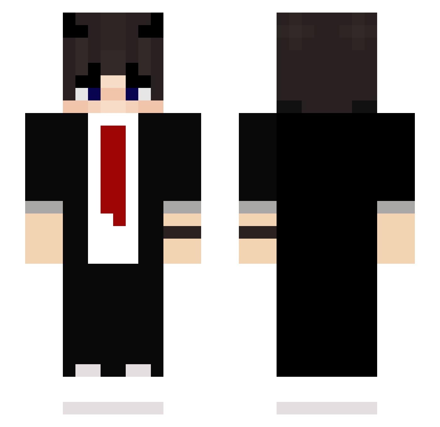 Rexti_ Minecraft skin, front and back view