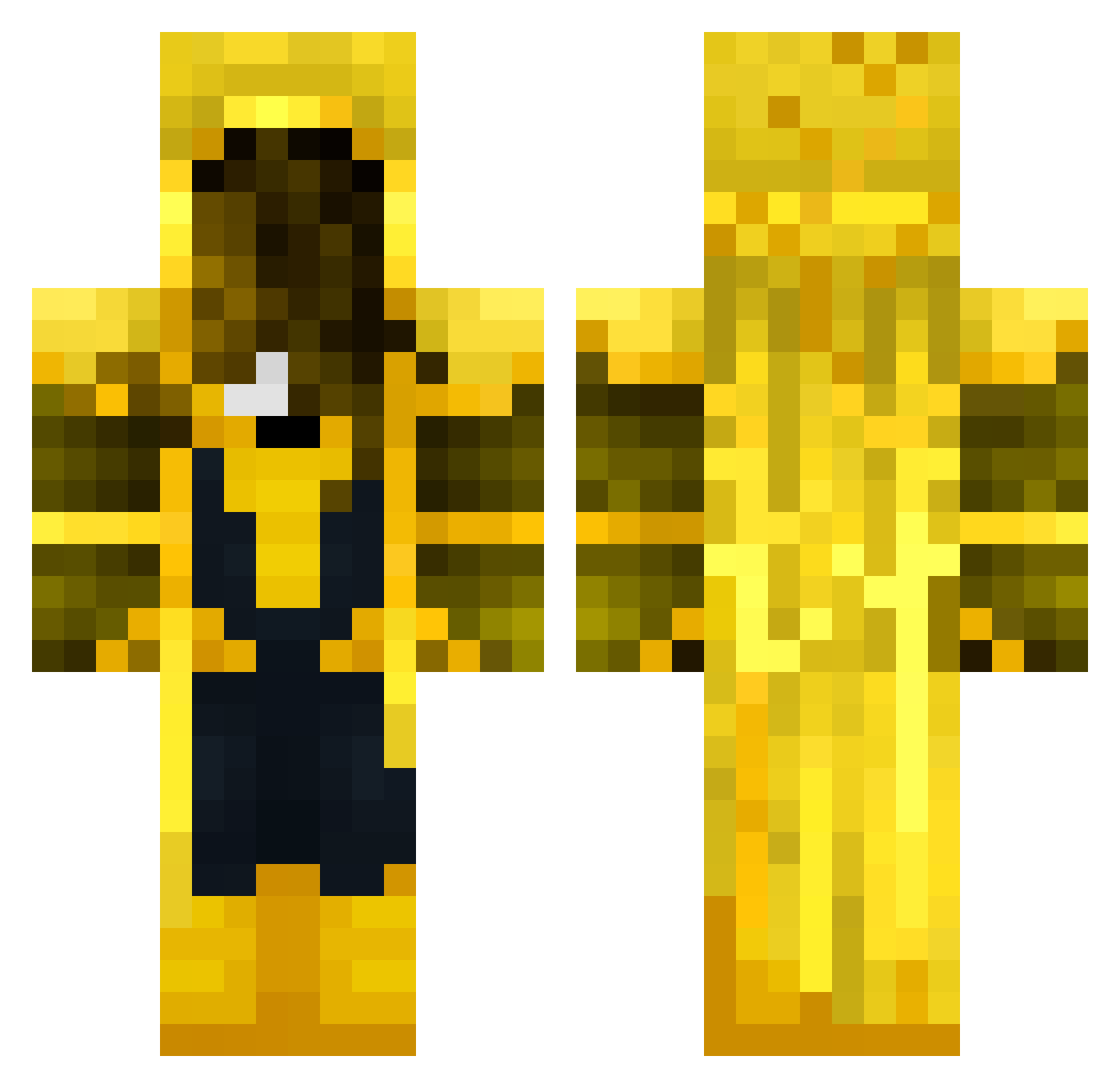 JOLT4197 Minecraft skin, front and back view