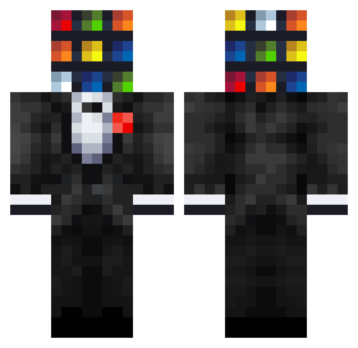 Jub1lee_ Minecraft skin, front and back view