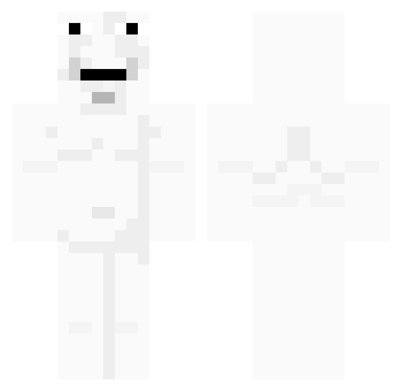 Siiky405 Minecraft skin, front and back view