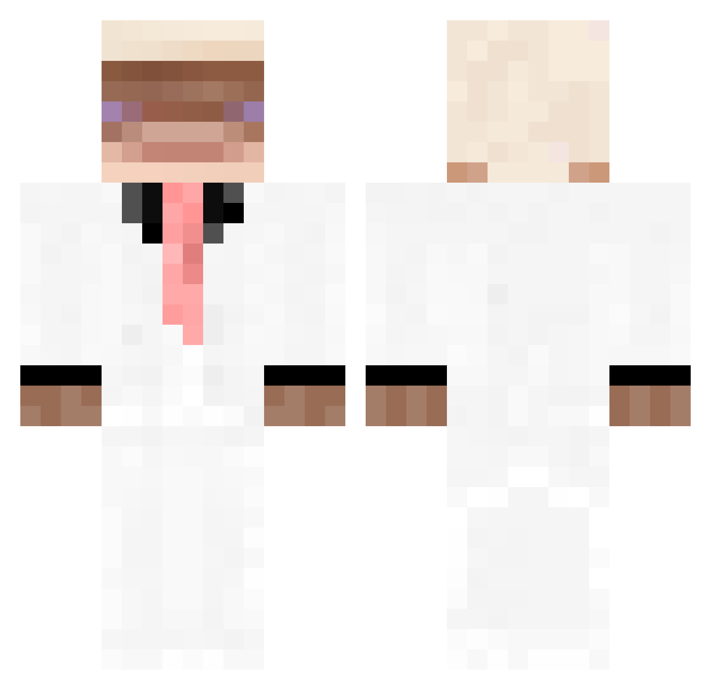 Get_Frickd_Idiot Minecraft skin, front and back view