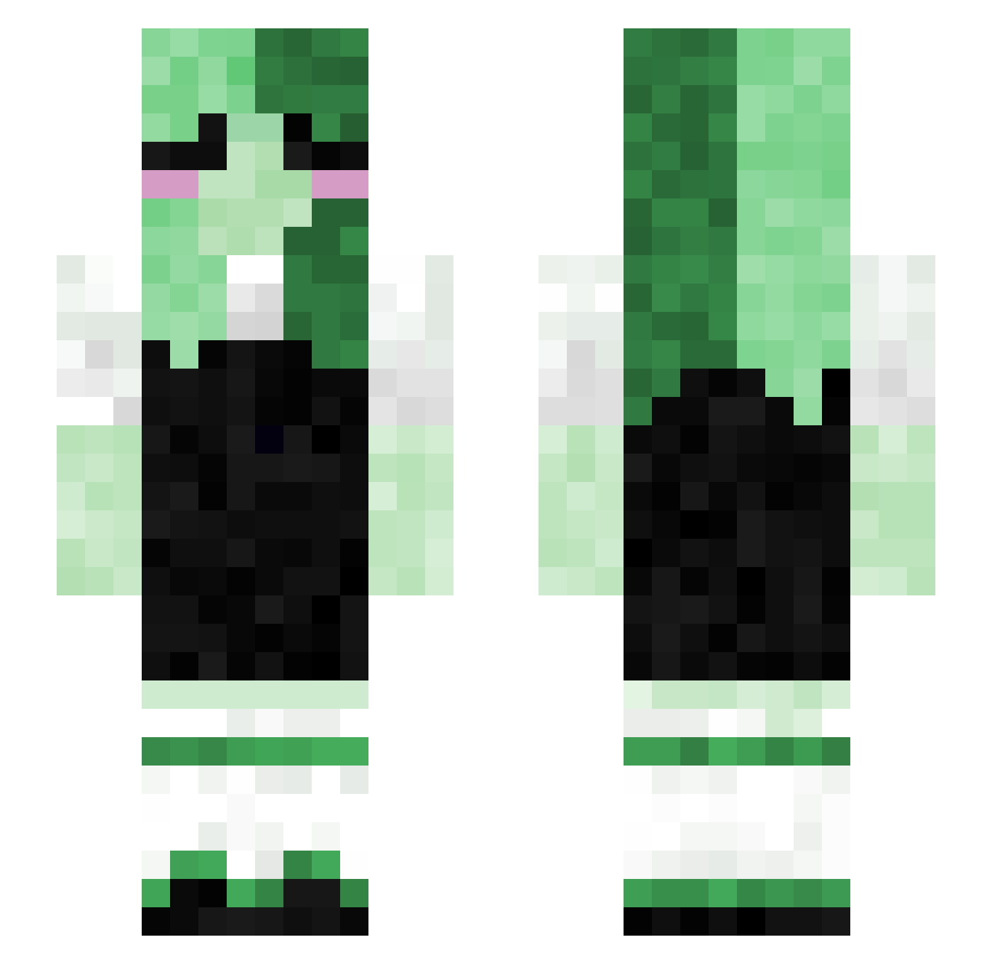 motha_ Minecraft skin, front and back view