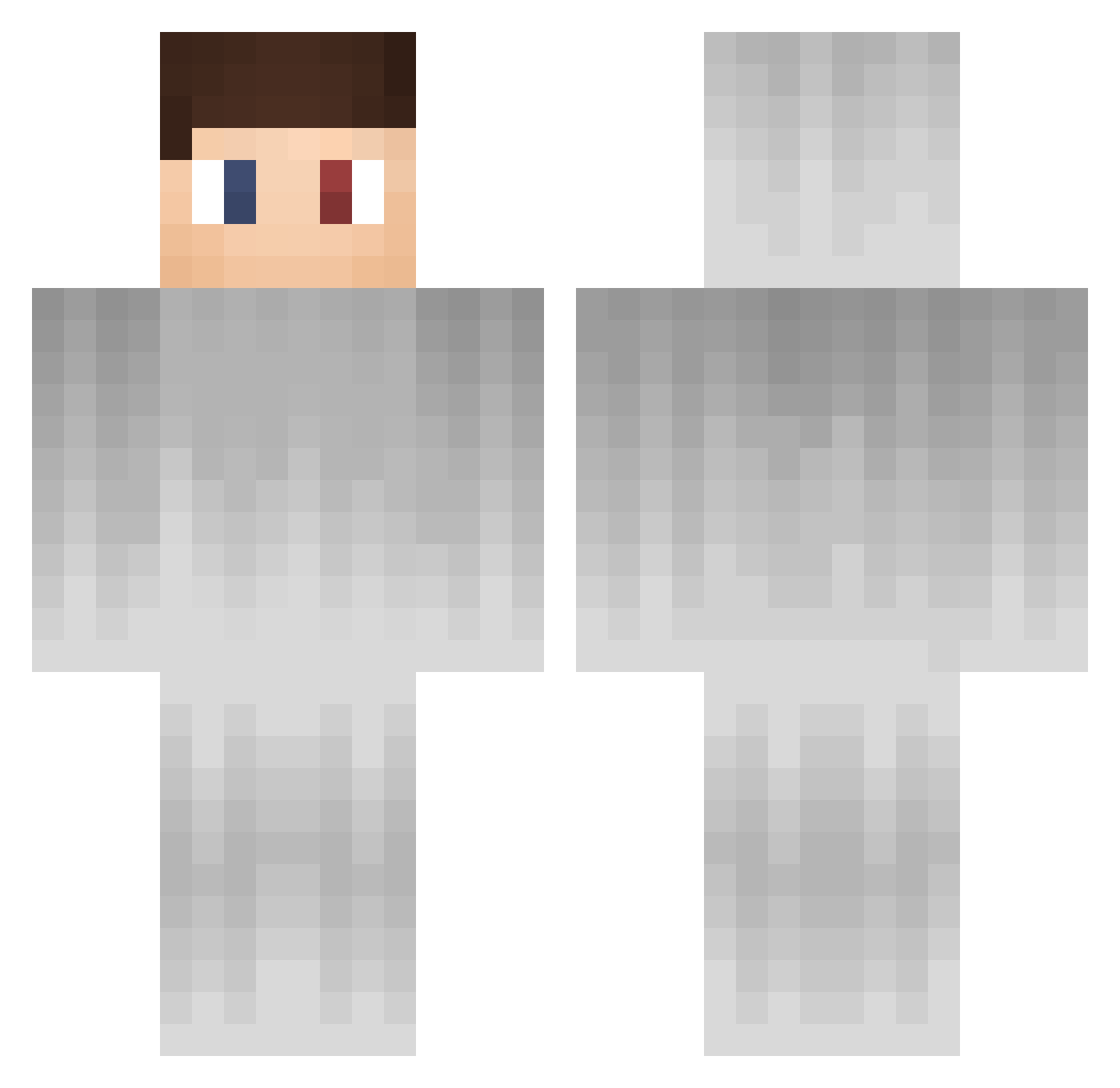 SaiTex_ Minecraft skin, front and back view