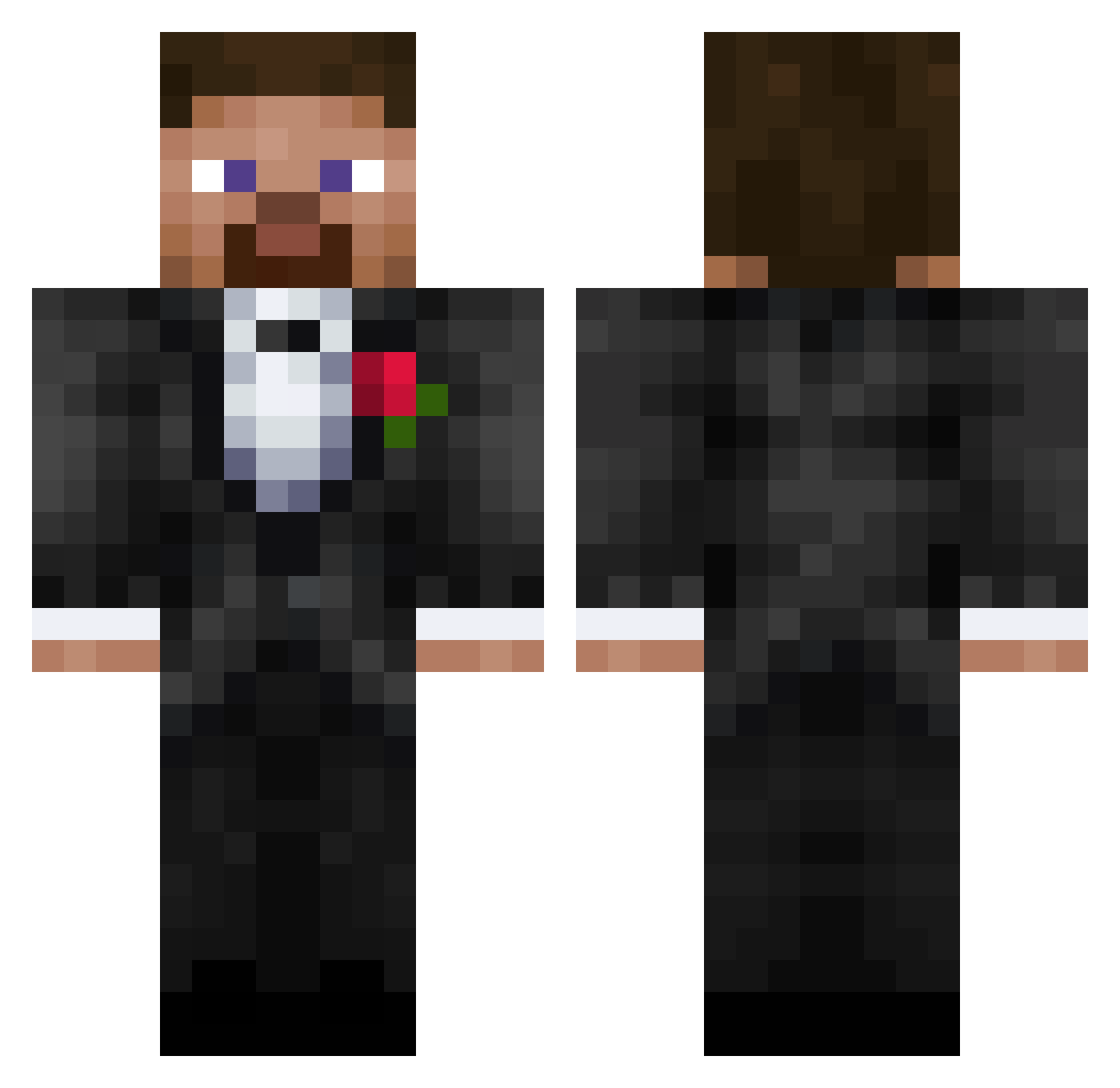 THEOGGAMEZ03 Minecraft skin, front and back view