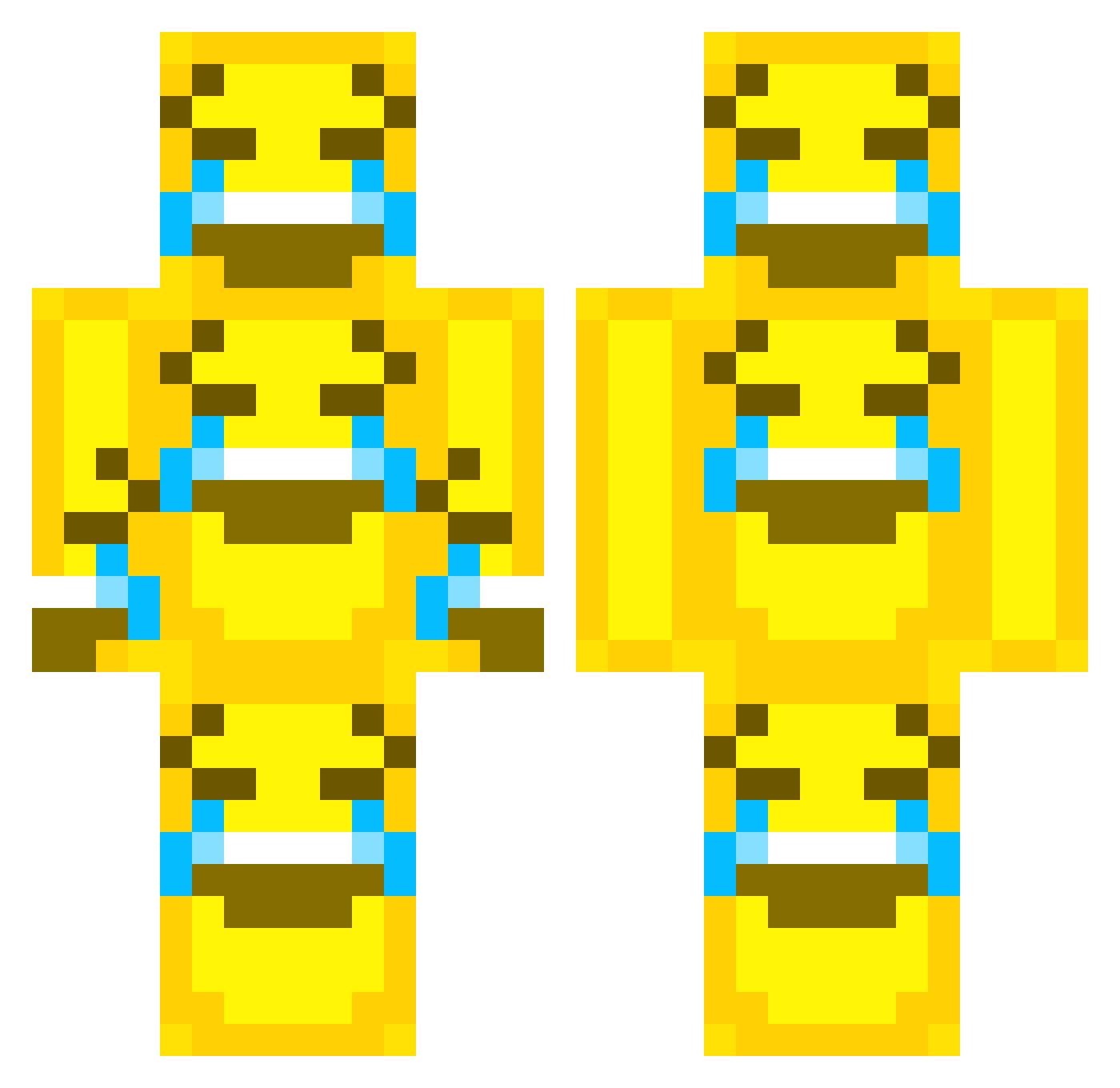 Patrick_Trumbull Minecraft skin, front and back view