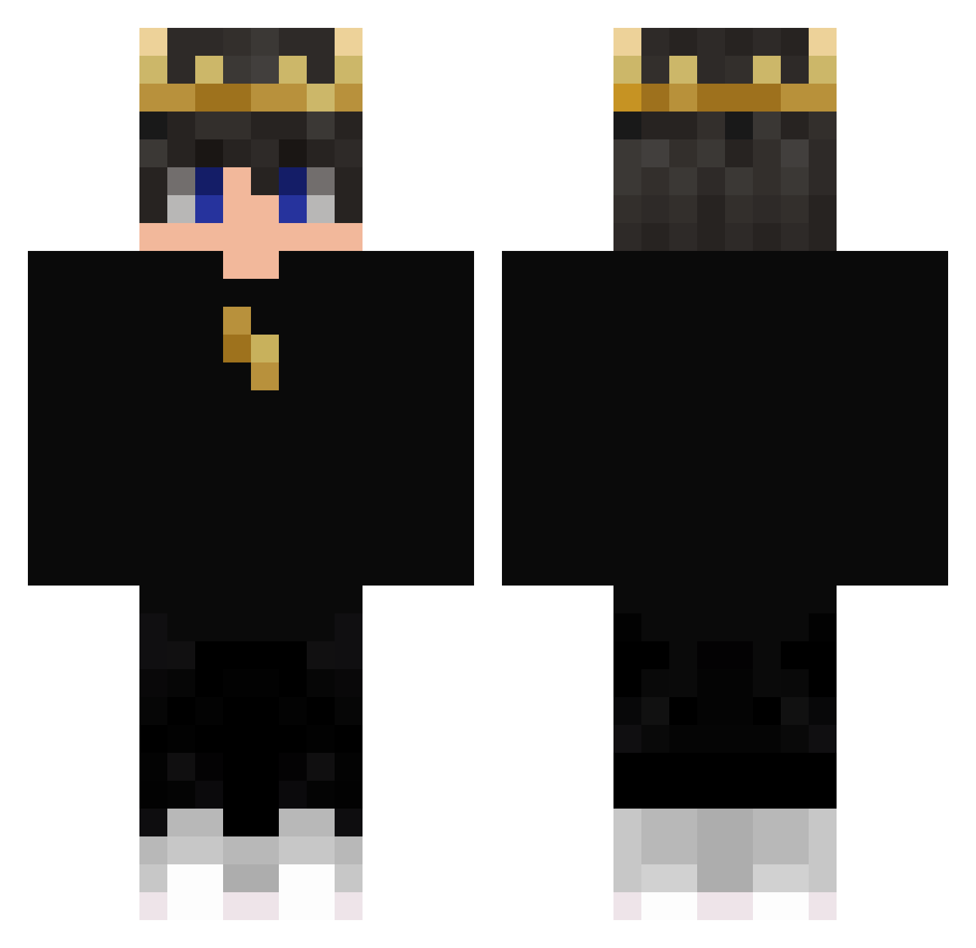 CainVonSilford_ Minecraft skin, front and back view