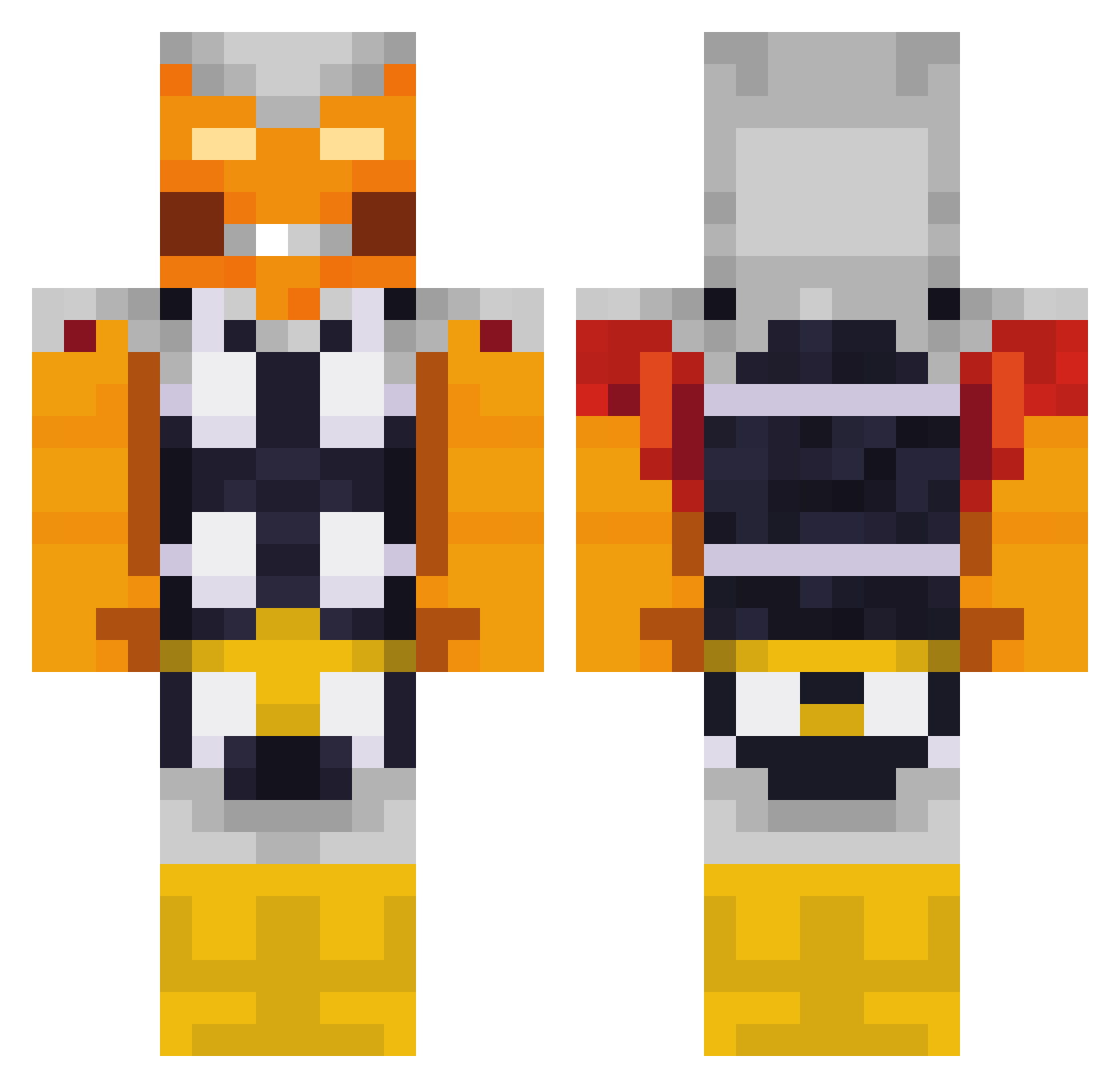 Ty__Chan Minecraft skin, front and back view